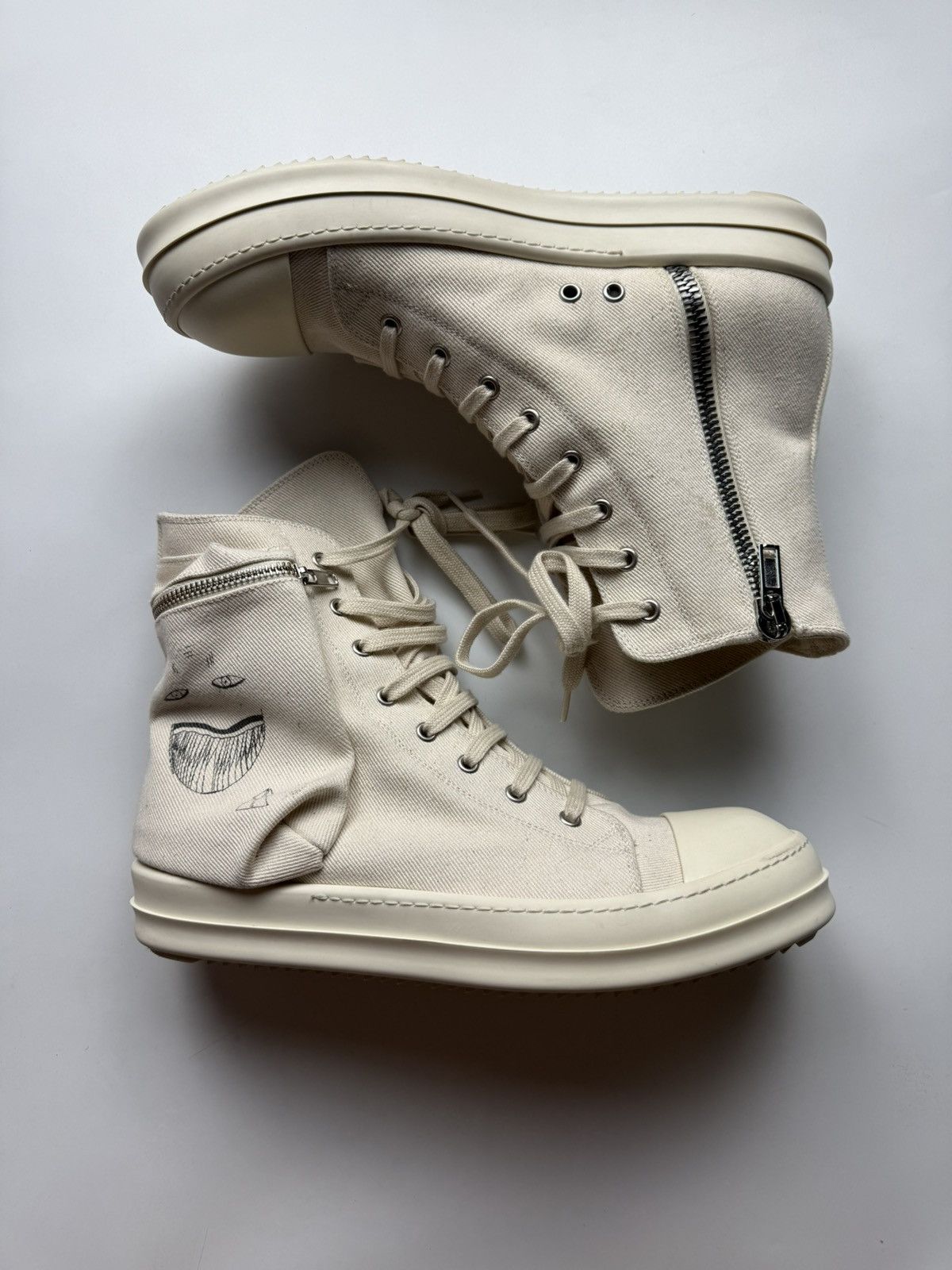 Rick Owens Drkshdw Cargo Face Ramones