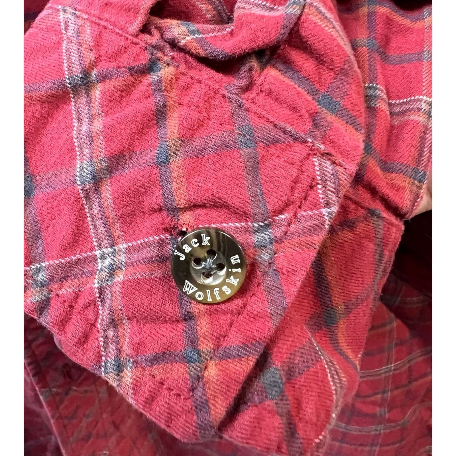 Jack Wolfskin Jack Wolfskin Shirt Men’s 3XL Red Plaid Outdoor Long Sleeve Button Up Size US XXL / EU 58 / 5 - 3 Thumbnail