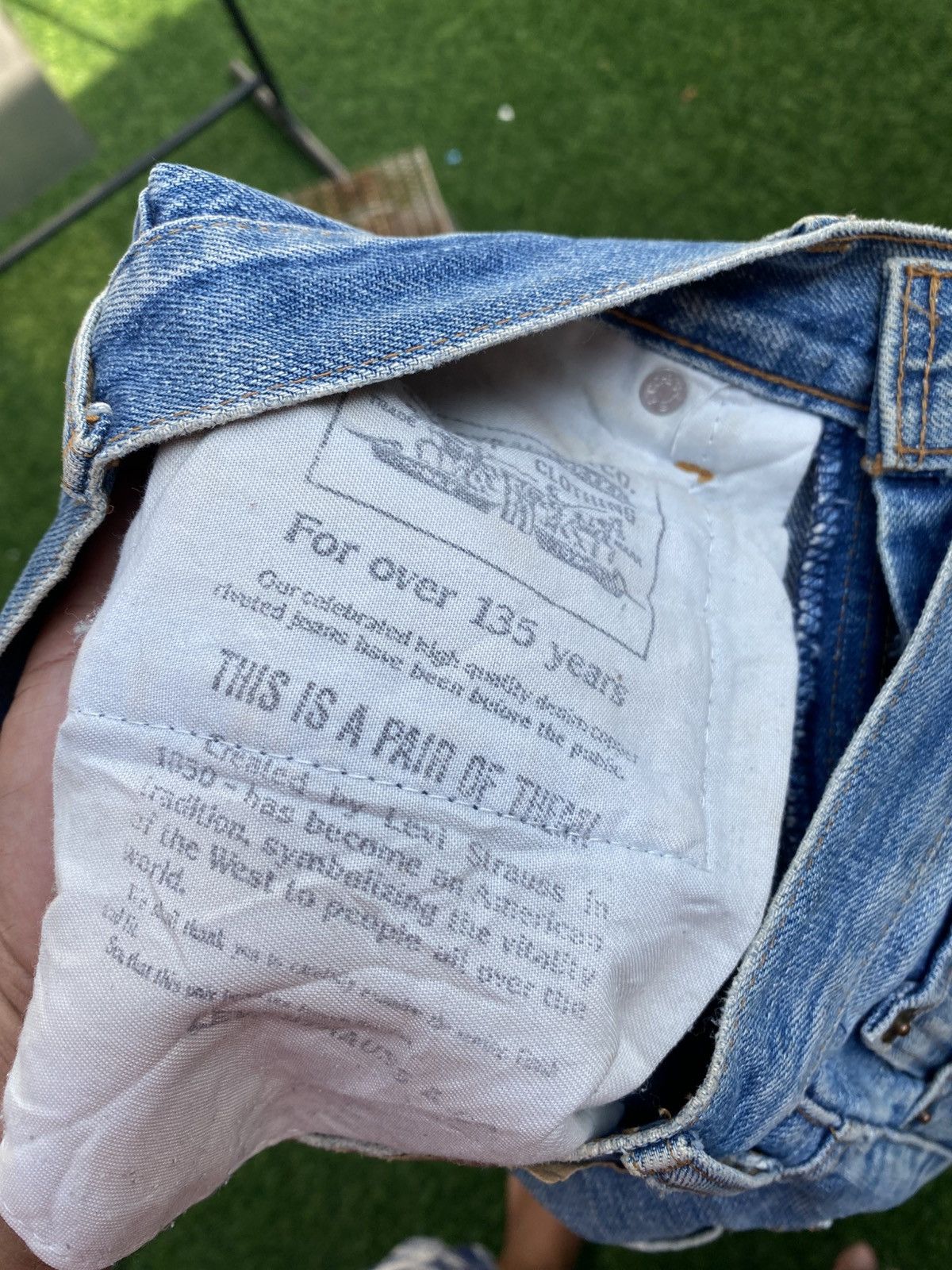 Levi's × Levi's Vintage Clothing × Vintage W28x31 vintage levi's 502xx redline big E distressed Japan Size US 28 / EU 44 - 10 Thumbnail