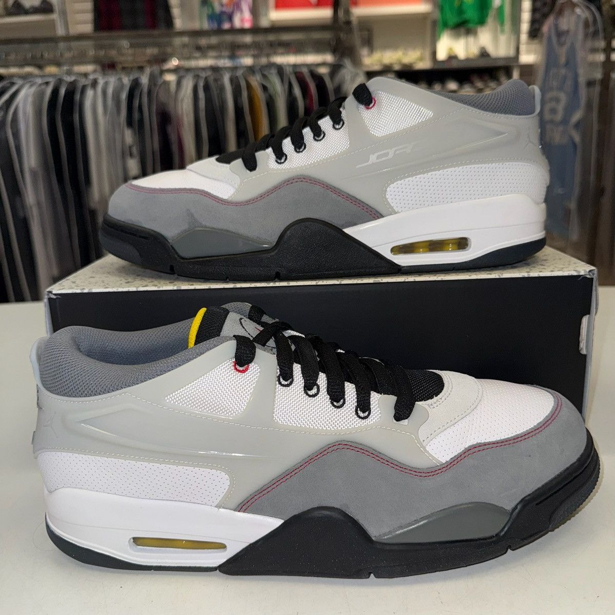 Jordan Brand Size 13 - Nike Air Jordan 4 RM White Smoke Grey IB8052-100 Size US 13 / EU 46 - 1 Thumbnail