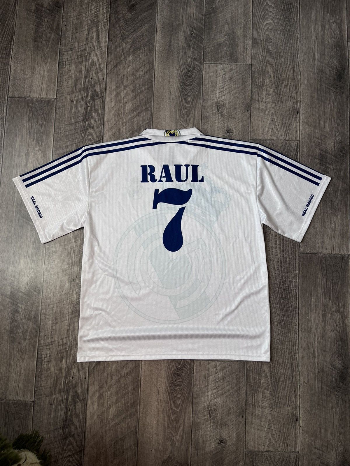 Other Vintage Real Madrid #7 Raul Soccer Jersey Size US XXL / EU 58 / 5 - 2 Thumbnail