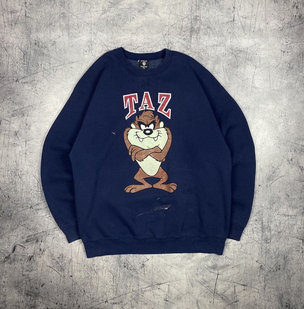 Warner Bros Taz Tasmanian Devil Warner Bros Distressed Sweatshirt USA Size US XXL / EU 58 / 5 - 2 Thumbnail