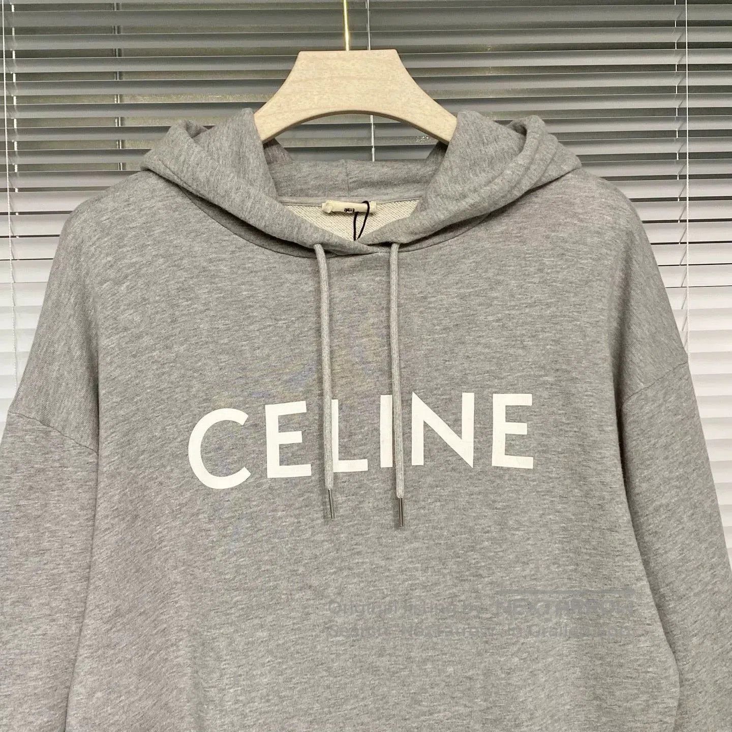 Celine Celine Logo Print Gray Hoodie XL. Size US XL / EU 56 / 4 - 3 Thumbnail