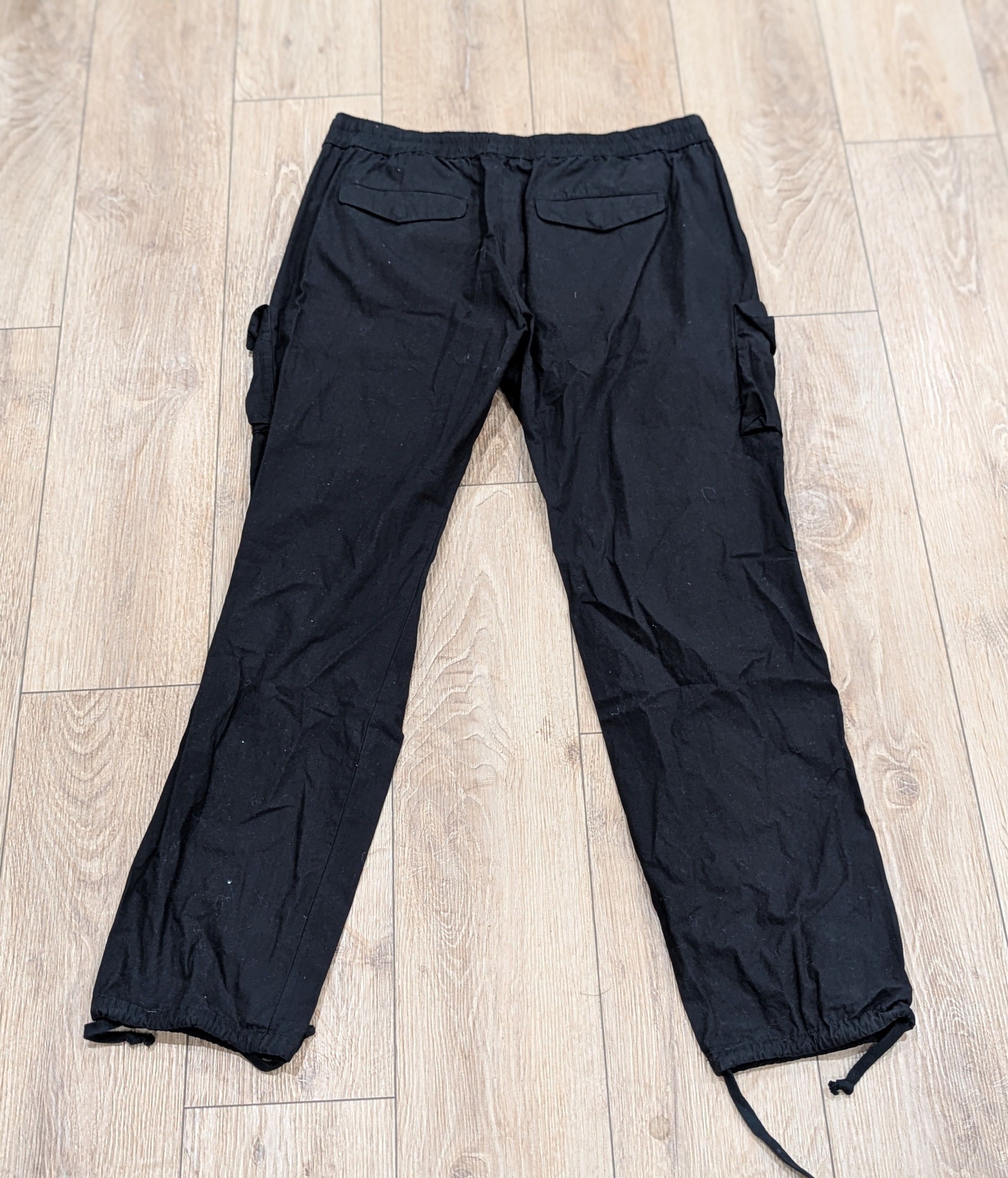 John Elliott JOHN ELLIOTT Back Sateen Relaxed Fit Cargo Pants Black 2XL Size US 38 / EU 54 - 4 Thumbnail