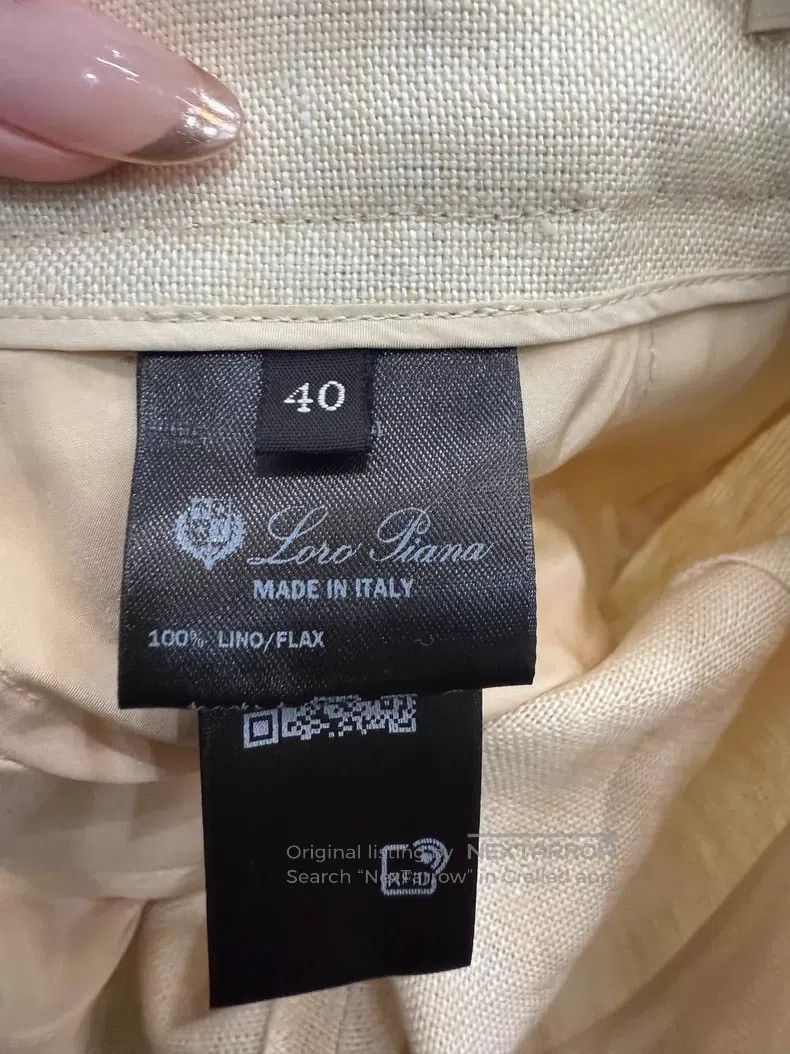 Loro Piana Loro Piana Beige Solid Zip Five-Panel Casual Shorts, 100% Size 26" / US 2 / IT 38 - 4 Thumbnail