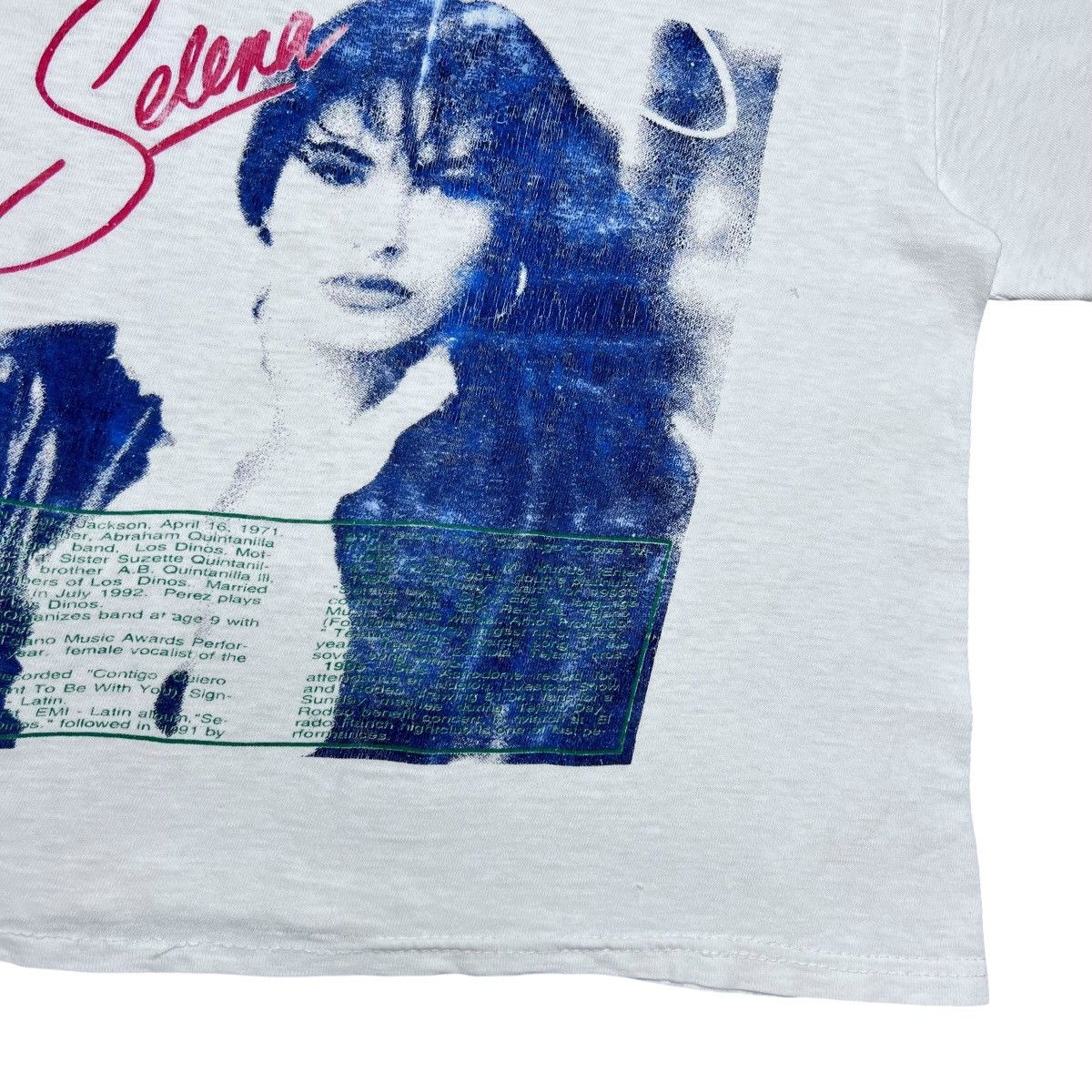 Rap Tees 1995 Selena Quintanilla Memorial Graphic Women’s Baby Tee Size S / US 4 / IT 40 - 6 Thumbnail