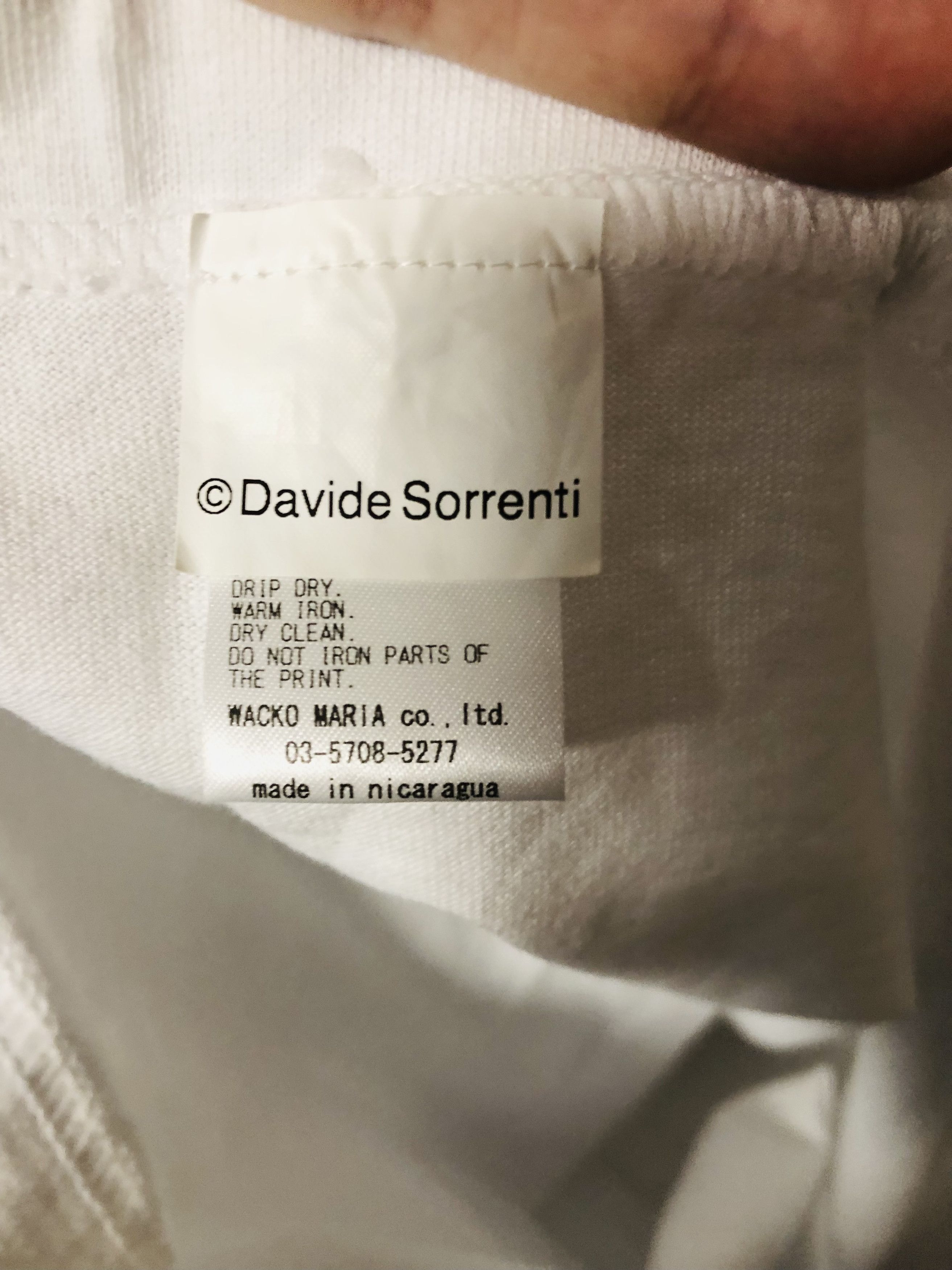 Wacko Maria SS23 WACKO MARIA DAVIDE SORRENTI T-SHIRT Type-3 Size US M / EU 48-50 / 2 - 6 Thumbnail