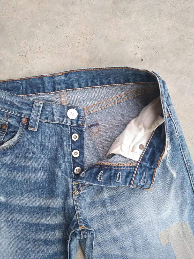Levi's Vintage Levi's Jeans 502 Distressed Denim 29x33 Size US 29 - 7 Thumbnail