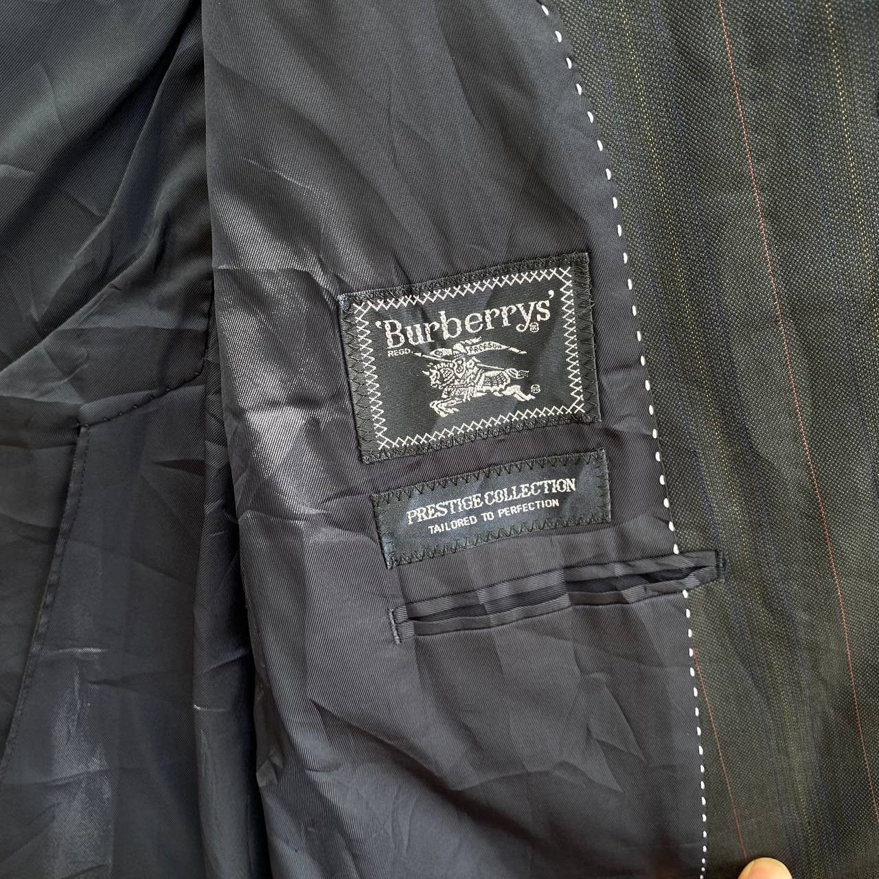 Burberry × Vintage Vintage Buberry Blazer Coat Jacket Size US M / EU 48-50 / 2 - 2 Thumbnail