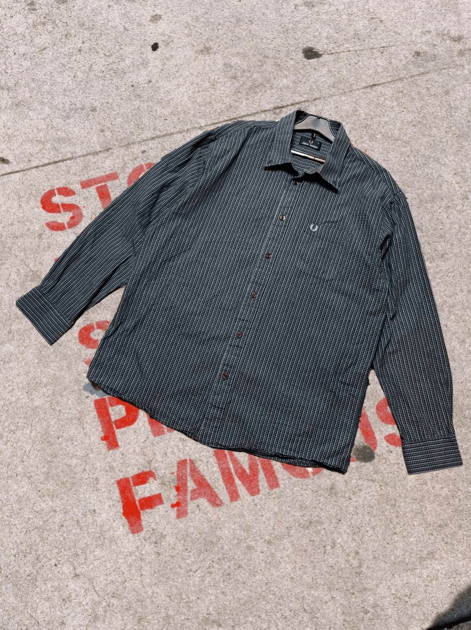 Fred Perry Fred Perry Classic Long Sleeve Checked Shirt Size US L / EU 52-54 / 3 - 1 Thumbnail