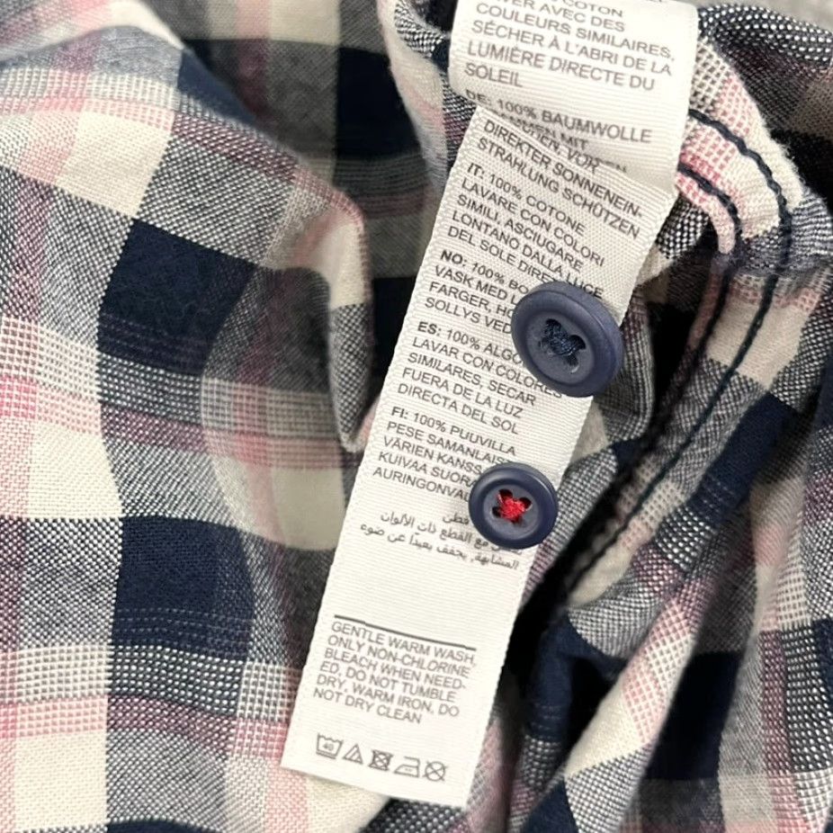 FatFace Fat Face Shirt Mens XL Regular Blue White Plaid Button Up Flannel Size US XL / EU 56 / 4 - 6 Thumbnail
