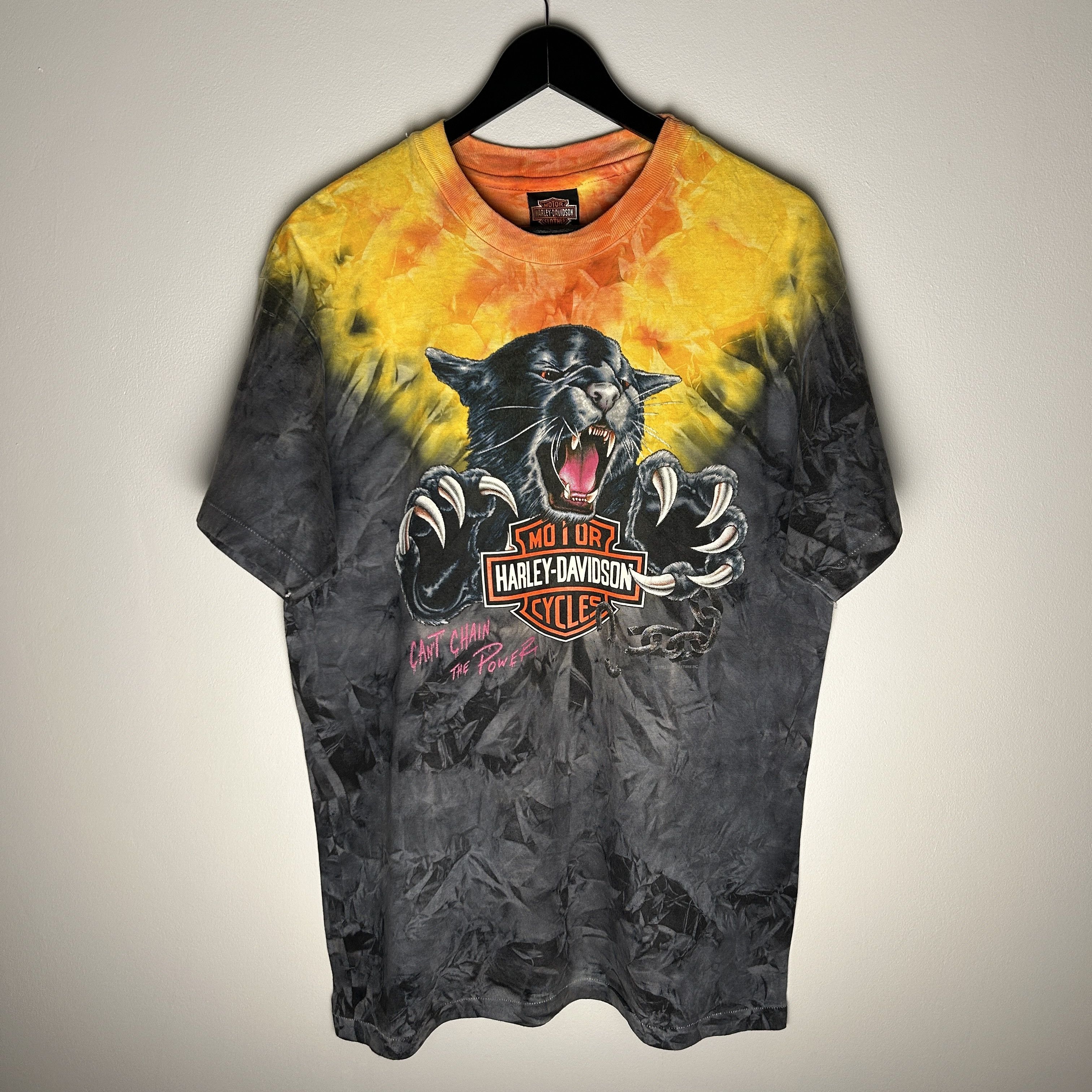 Harley Davidson Harley Davidson Can’t Chain The Power 1992 T-shirt Size US L / EU 52-54 / 3 - 1 Thumbnail