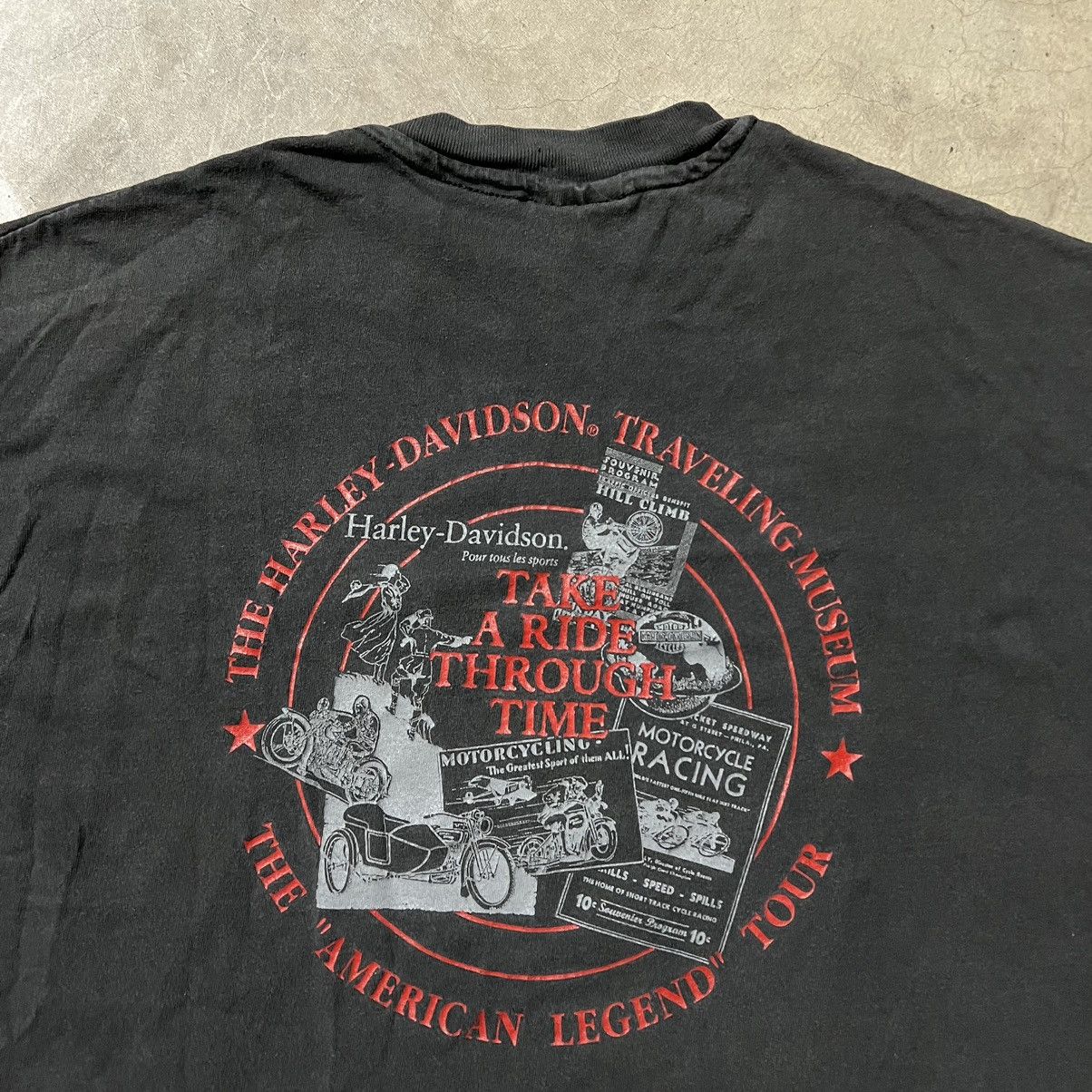 Harley Davidson × Vintage Vintage 90’s Harley Davidson 🇺🇸 Single Stitched T-Shirt Size US XL / EU 56 / 4 - 5 Thumbnail