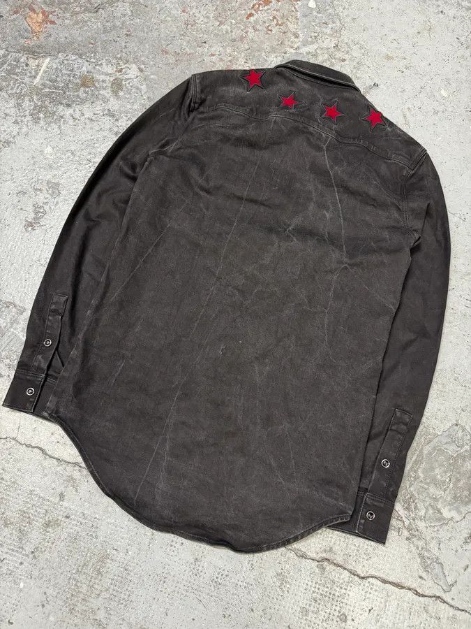 Givenchy FW2017 Givenchy Stars Black Denim Shirt Size US S / EU 44-46 / 1 - 6 Thumbnail