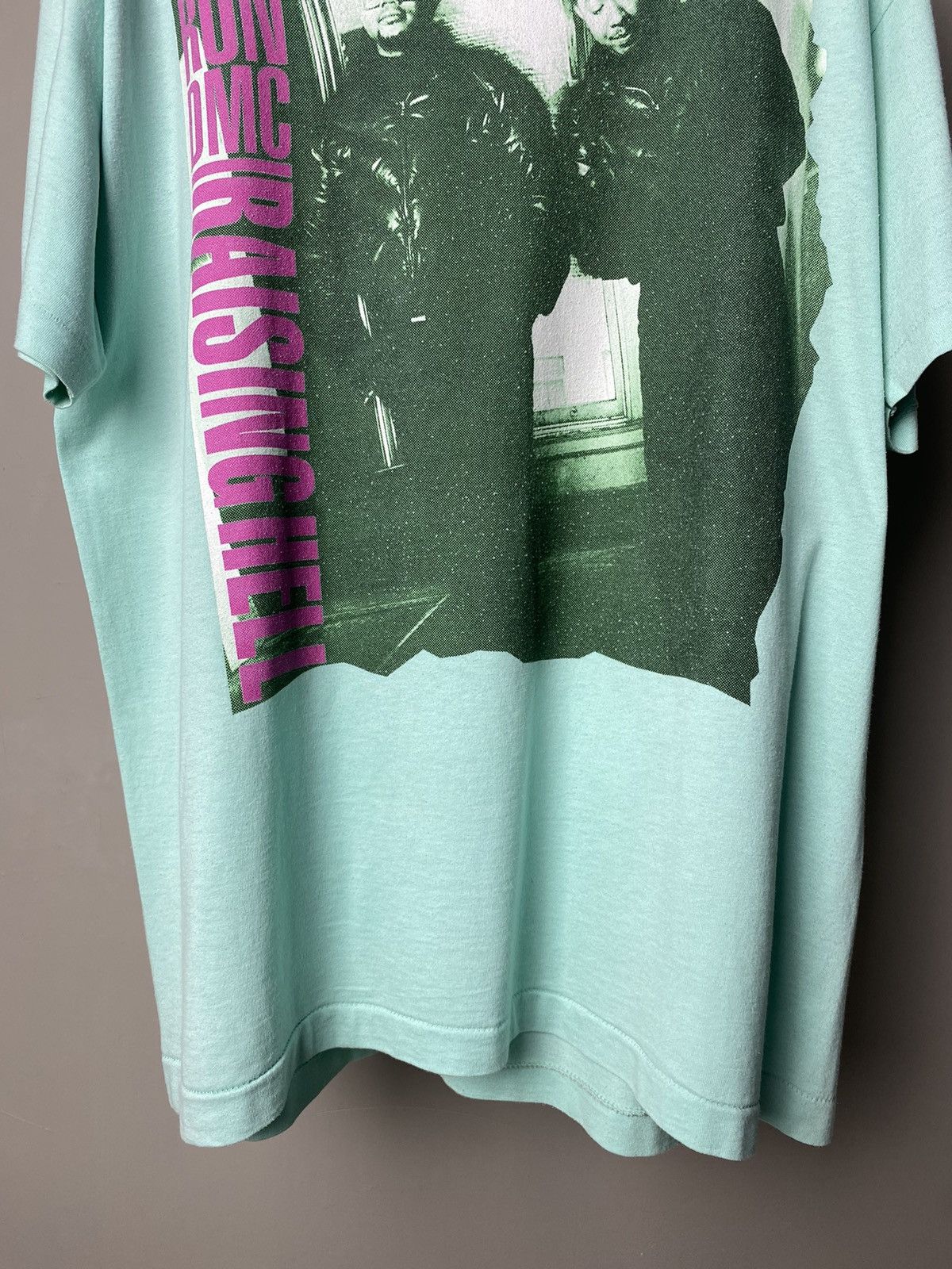 Band Tees × Rap Tees × Vintage RARE 80s Run Dmc Raising Hell Promo Tshirt Size US XL / EU 56 / 4 - 3 Thumbnail