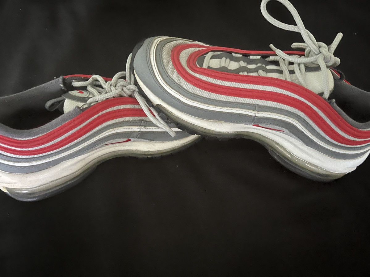 Nike Nike Air Max 97 Red/Grey Size US 7.5 / IT 37.5 - 4 Thumbnail