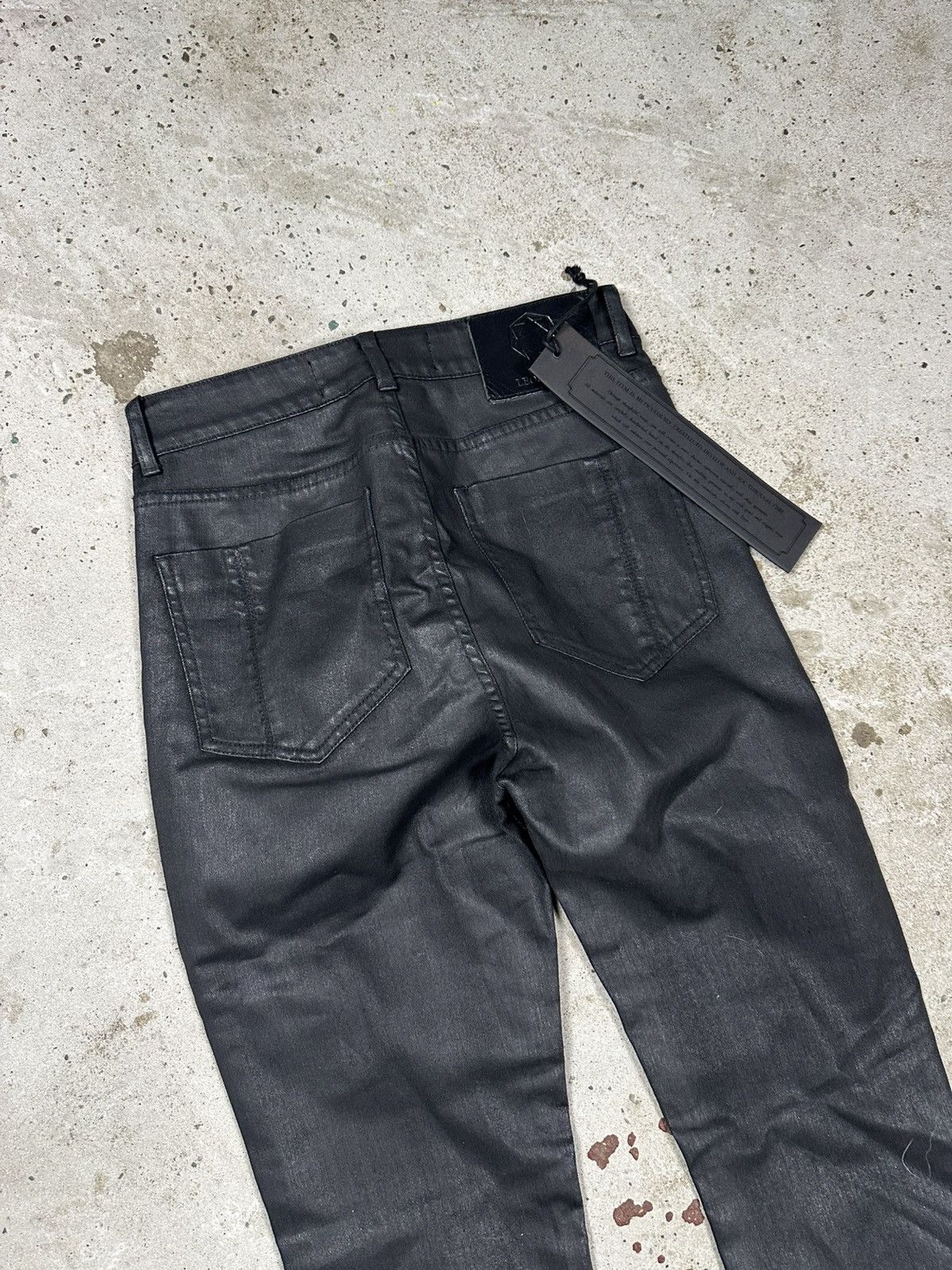 Leon Louis Leon Louis Black Waxed High Waist Skinny Jeans Size US 30 / EU 46 - 13 Thumbnail