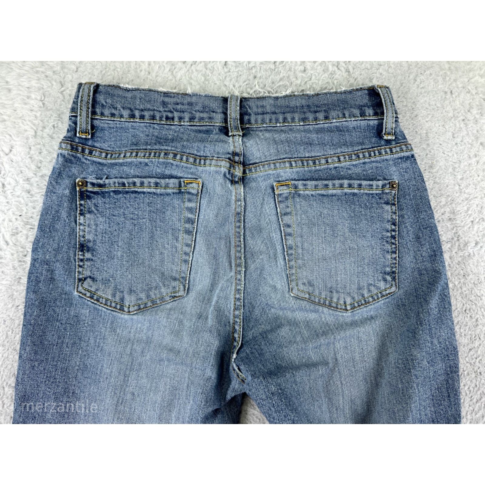 Old Navy Old Navy Jeans Women Bootcut Denim Blue 2 Mid Rise 30.5 Inseam Stretch Regular Womens Size 26" / US 2 / IT 38 - 4 Thumbnail