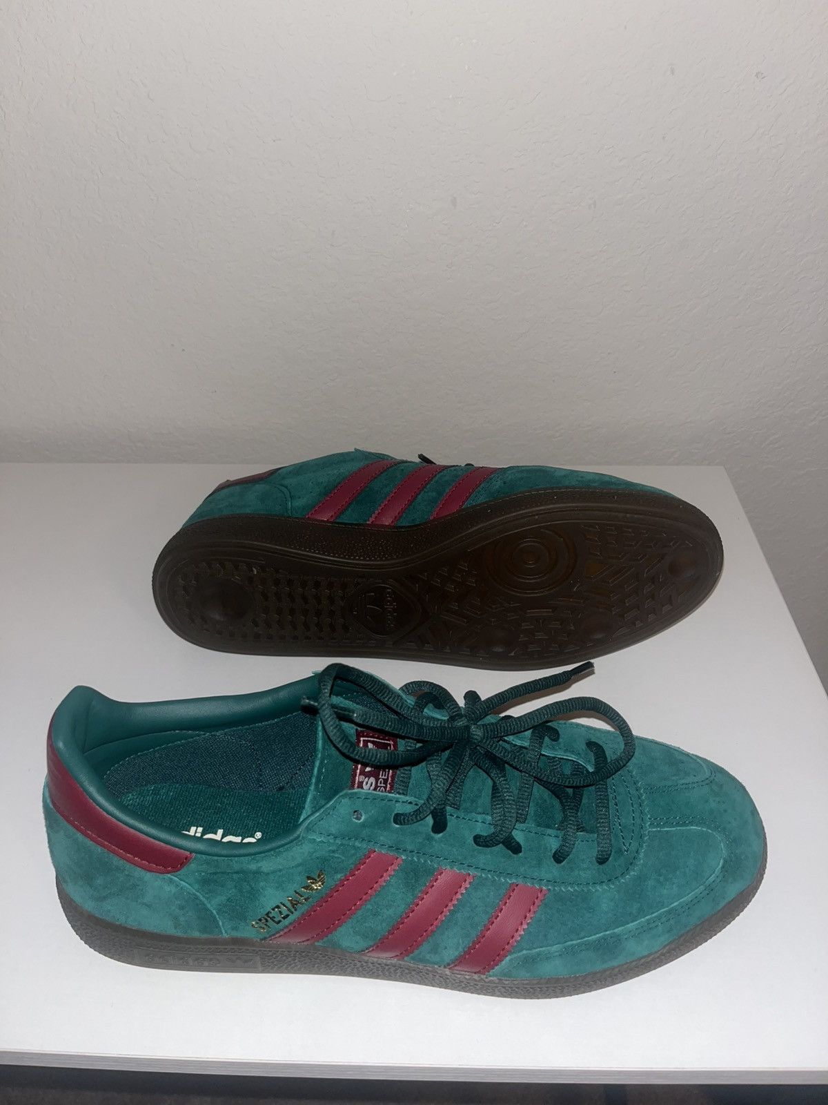Adidas Adidas Handball Spezial Collegiate Green Maroon Size 10.5 Size US 10.5 / EU 43-44 - 2 Thumbnail