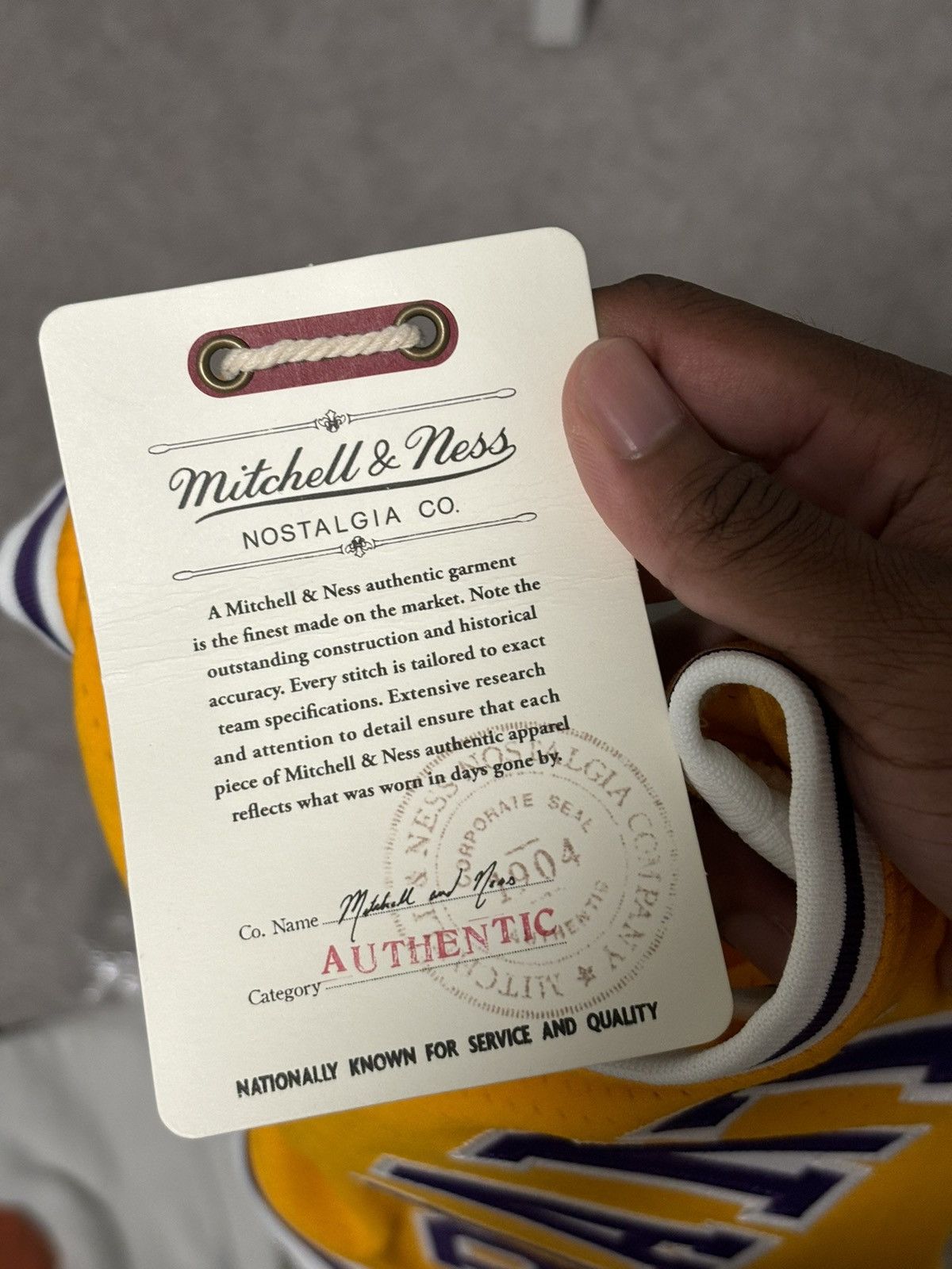 Mitchell & Ness Kobe Bryant Hardwood Classics 1996-97 Authentic Jersey Size US S / EU 44-46 / 1 - 9 Thumbnail