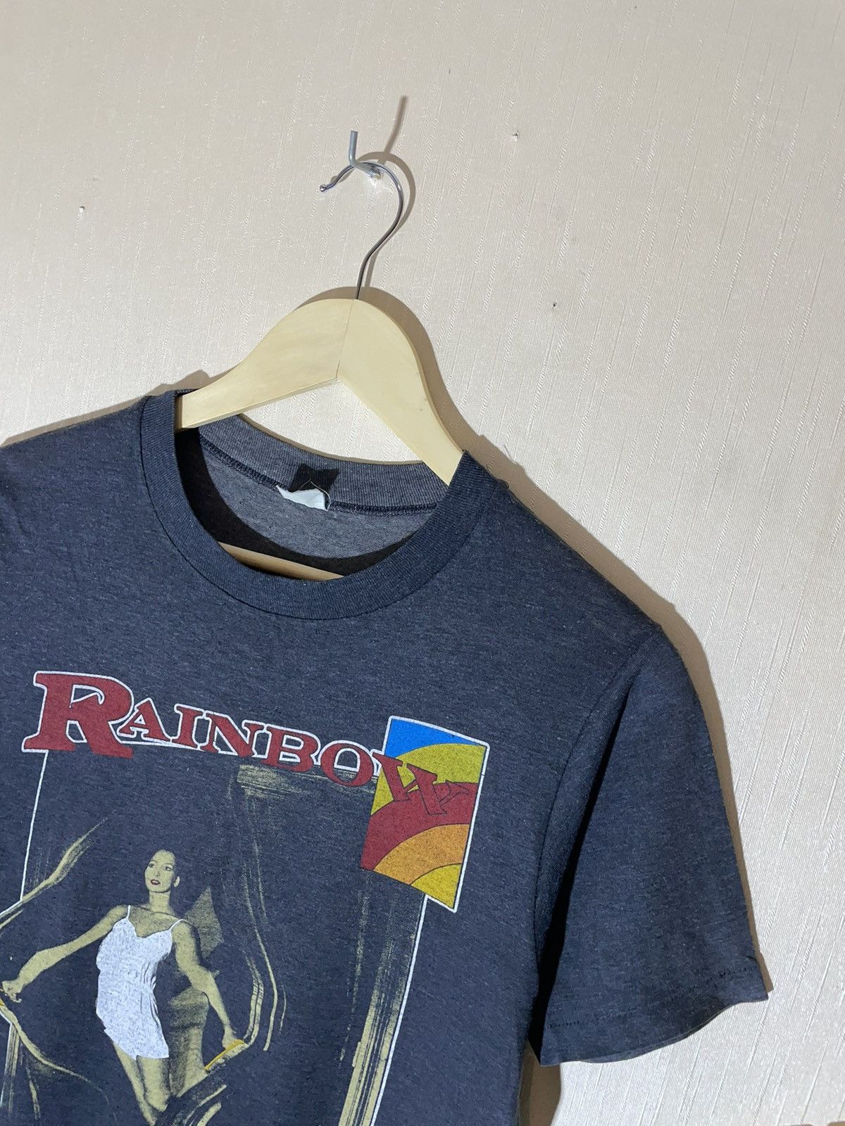 Band Tees × Vintage Rainbow 1983 RARE y2k vintage T shirt Size US S / EU 44-46 / 1 - 2 Thumbnail