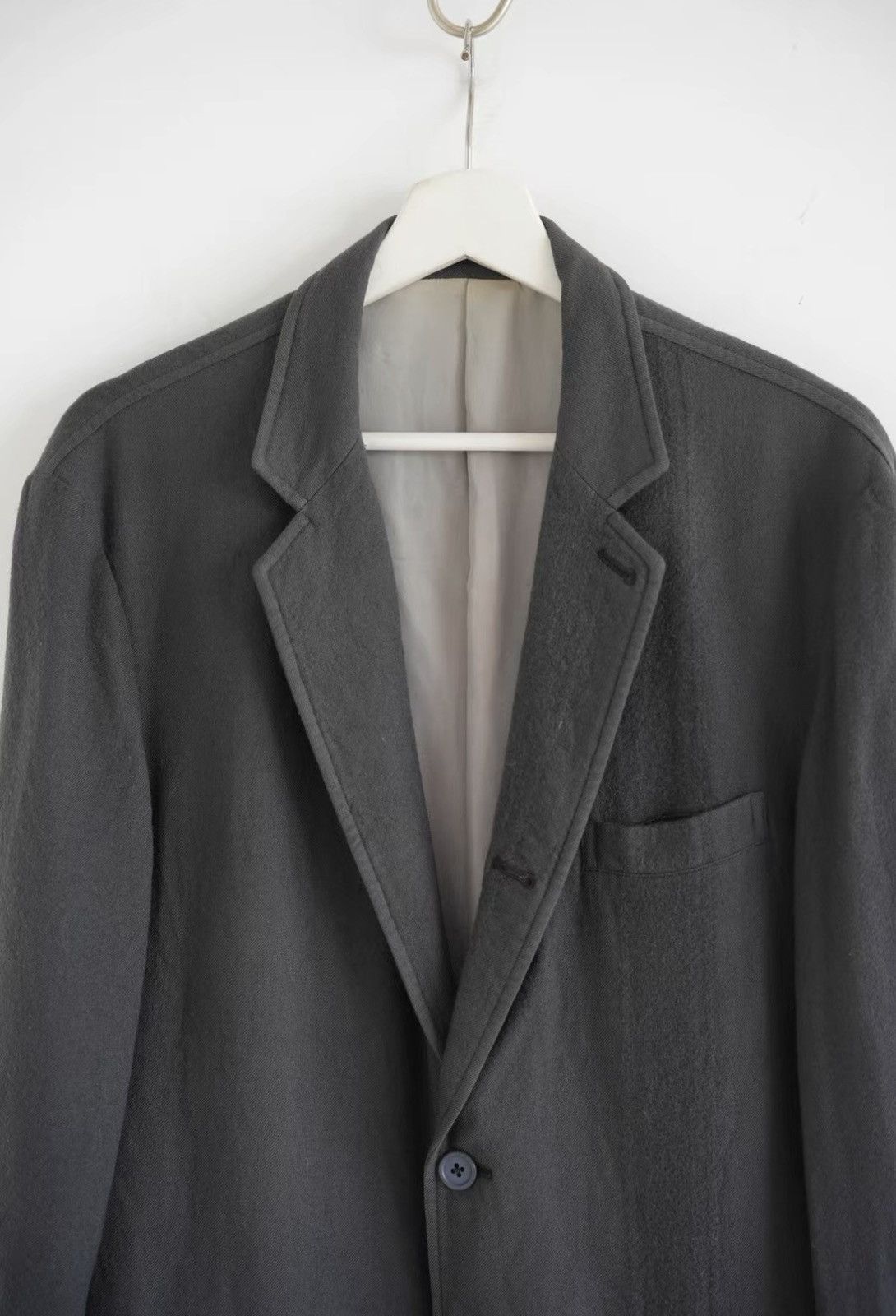 Yohji Yamamoto Yohji Yamamoto 00s Product-Dyed Wool Blazer J4 Size US M / EU 48-50 / 2 - 3 Thumbnail
