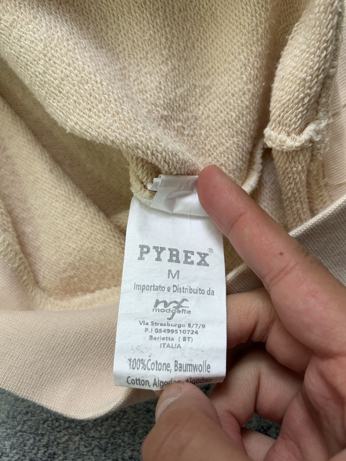 Pyrex Vision Pyrex Original Graffiti Heart Hoodie Beige Pink Flame M Size M / US 6-8 / IT 42-44 - 5 Thumbnail