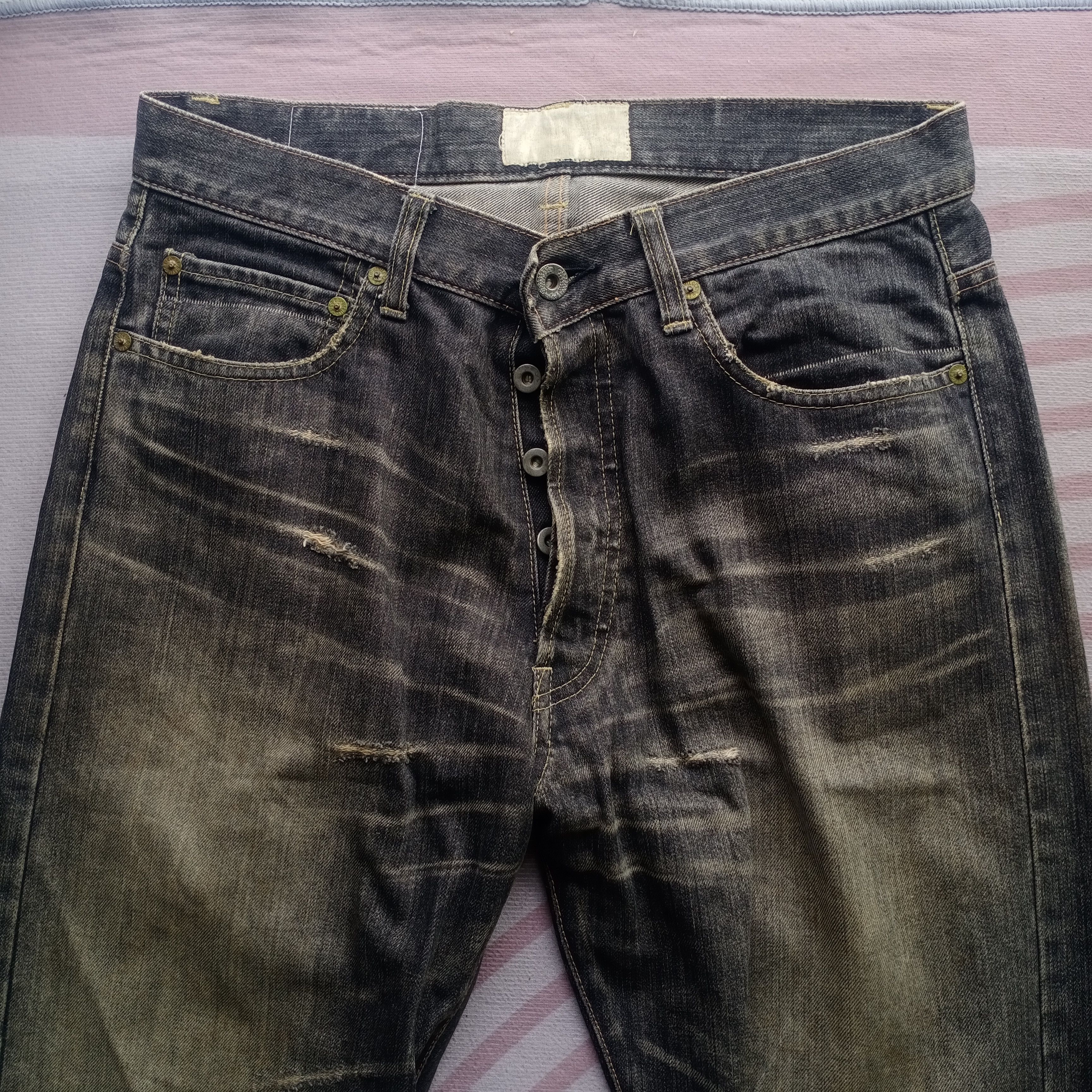 Devilock Devilock Hardcore Disstressed Jeans Japan Denim Size US 31 - 3 Thumbnail
