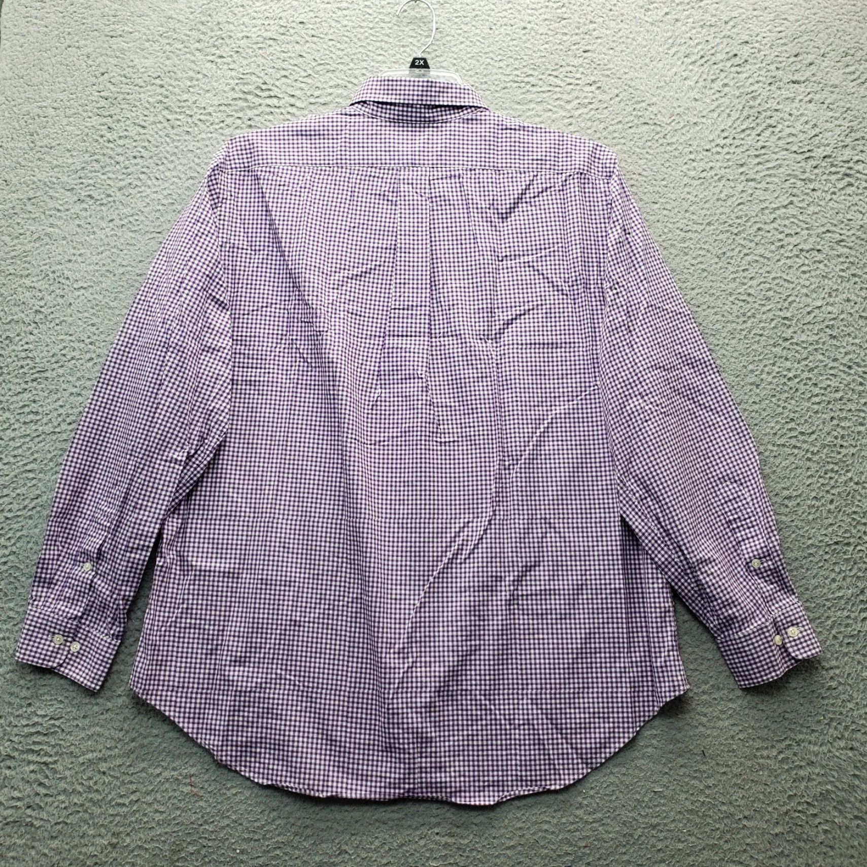 Ralph Lauren Ralph Lauren Dress Shirt Mens 16.5 Multi Gingham Classic Fit Button Up Pony Logo Shirt Mens 16.5 Multicolor Gingham Classic Fit Button-Down Boy/Men? Size 46R - 2 Thumbnail