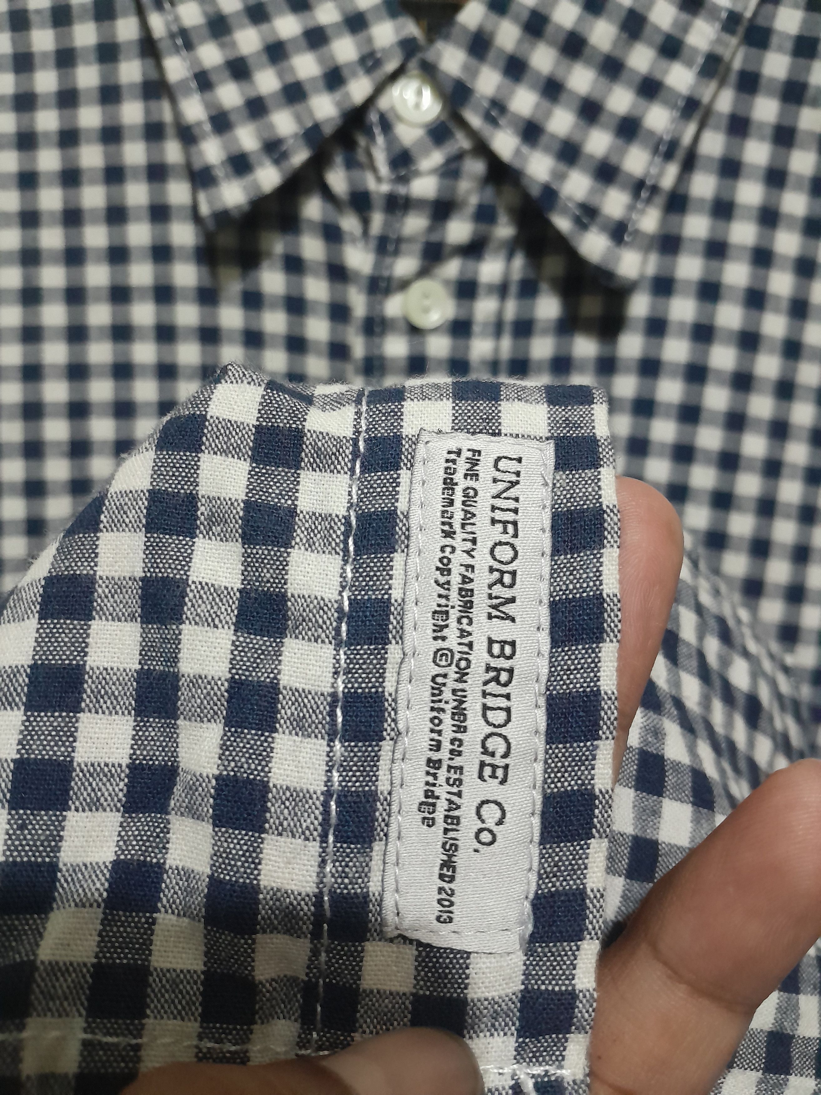 Japanese Brand × Uniform Bridge Uniform Bridge check single pocket shirt Size US L / EU 52-54 / 3 - 6 Thumbnail