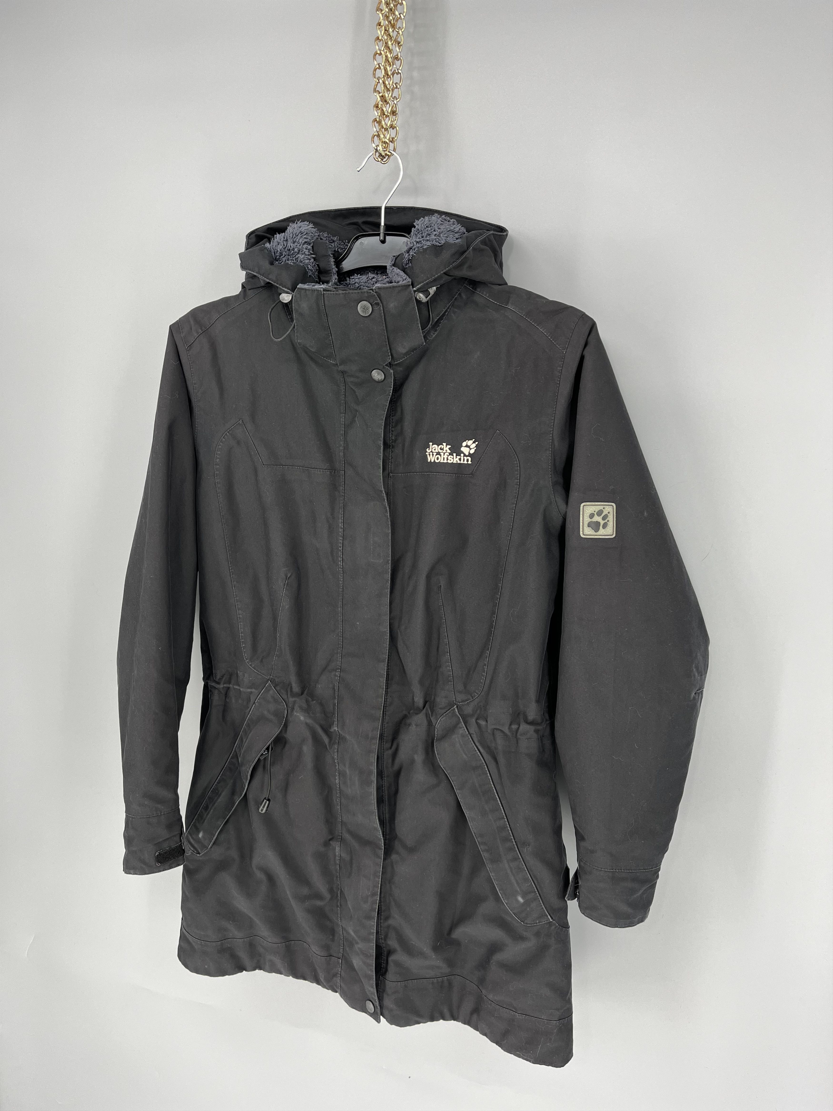 Jack Wolfskin Texapore Jacket S Windproof Hooded Coat Zip Up Waistcoat Top Size M / US 6-8 / IT 42-44 - 3 Thumbnail