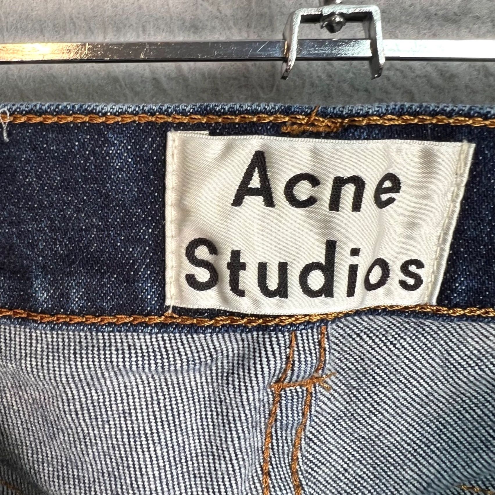 Acne Studios Acne Studios Jeans Slim 28x32 Blue Denim Cotton Elastane 5-Pocket Slim Fit Adult Mens Retro? (Wait) Size US 28 / EU 44 - 3 Thumbnail