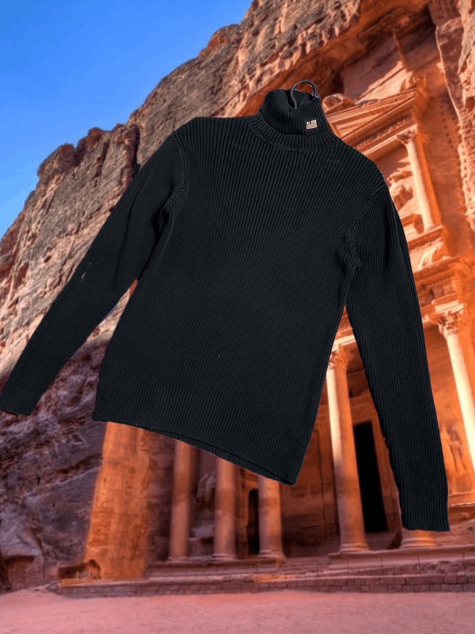 Polo Ralph Lauren Y2K streetwear Vintage Sweaters Polo Ralph Lauren black Size US L / EU 52-54 / 3 - 1 Thumbnail