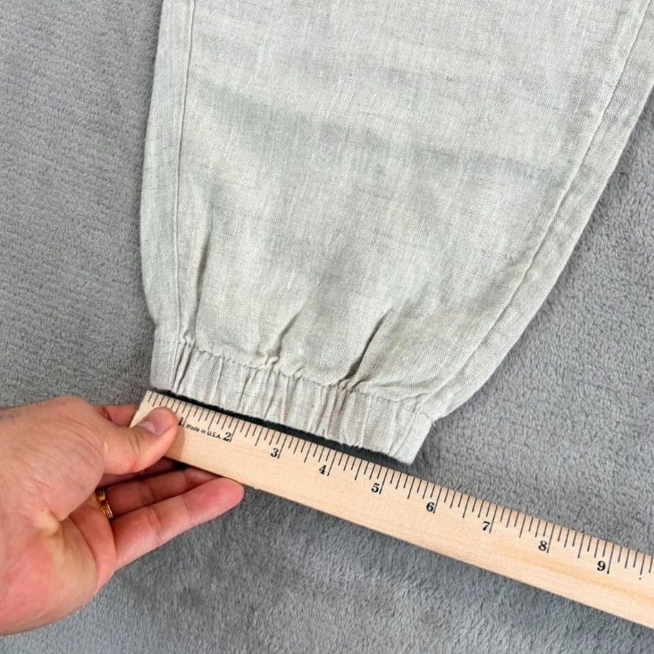 Athleta Athleta Retreat Linen High Rise Jogger in Beige Womens L 100% Linen Beige Jogger Athleisure NWT Size 36" / US 14 / IT 50 - 6 Thumbnail