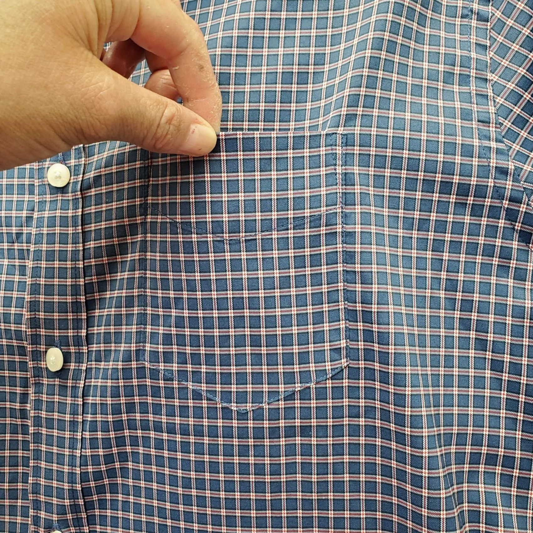 UNTUCKit UNTUCKit Button-Up Shirt Mens L Multi Plaid Long Sleeve Collared Chest Pocket Size US L / EU 52-54 / 3 - 4 Thumbnail