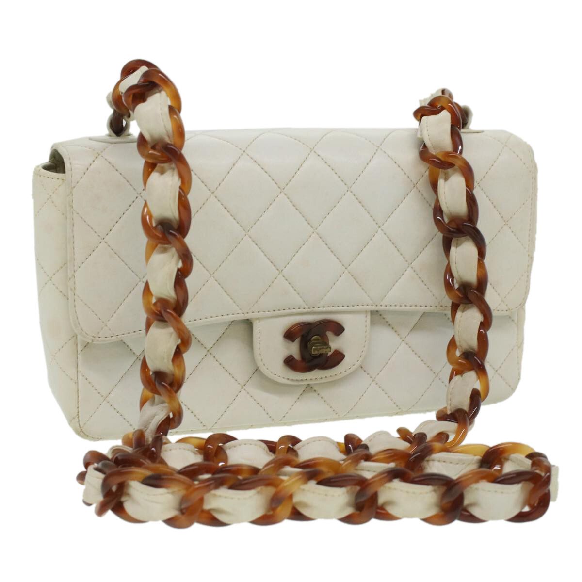 Chanel Chanel Vintage Classic Single Flap Bag Quilted Lambskin Size ONE SIZE - 1 Thumbnail
