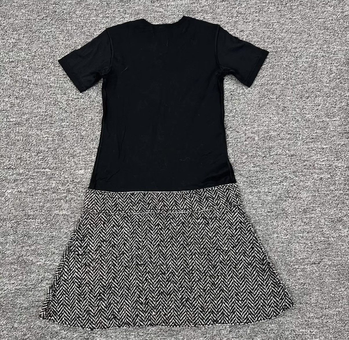 Dolce & Gabbana Dolce&Gabbana DG Bow Short Sleeve Patchwork Dress K12 Size XS / US 0-2 / IT 36-38 - 2 Thumbnail