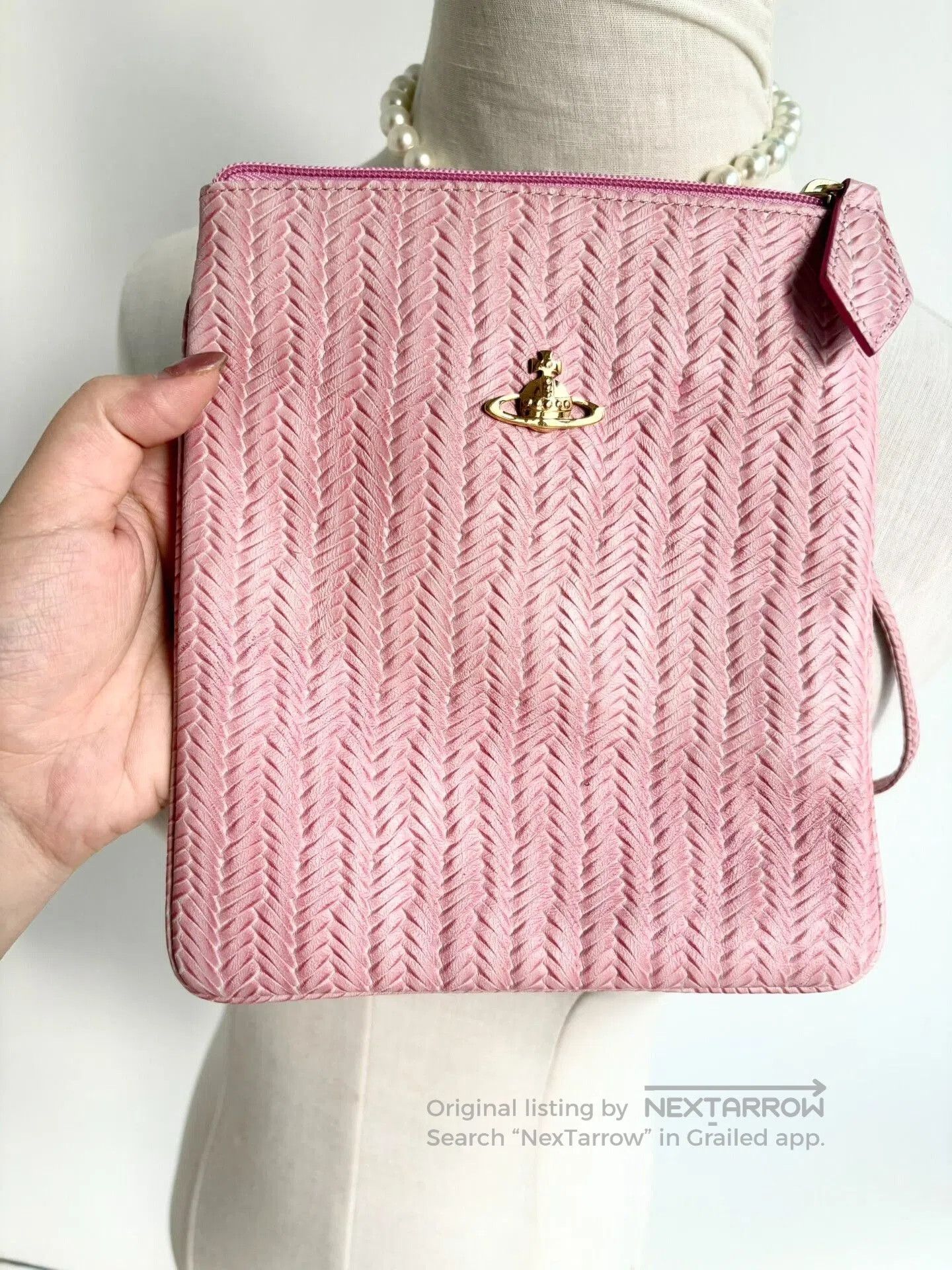 Vivienne Westwood Vivienne Westwood Small Pink Crossbody Bag. Size ONE SIZE - 4 Thumbnail