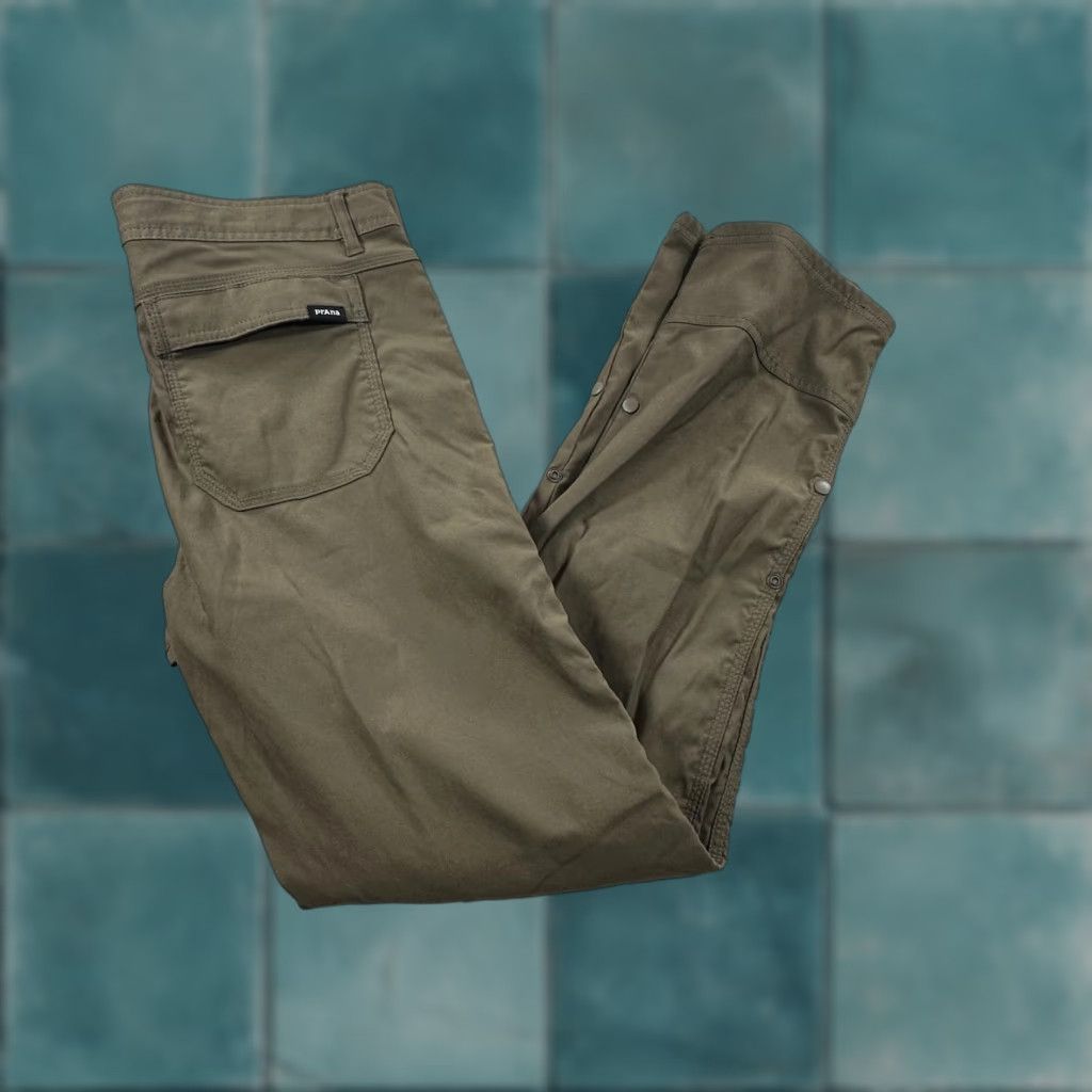 PrAna Pants Mens 34 Brown Stretch Zion 2.0 Slim Fit Hiking Climbing Outdoor