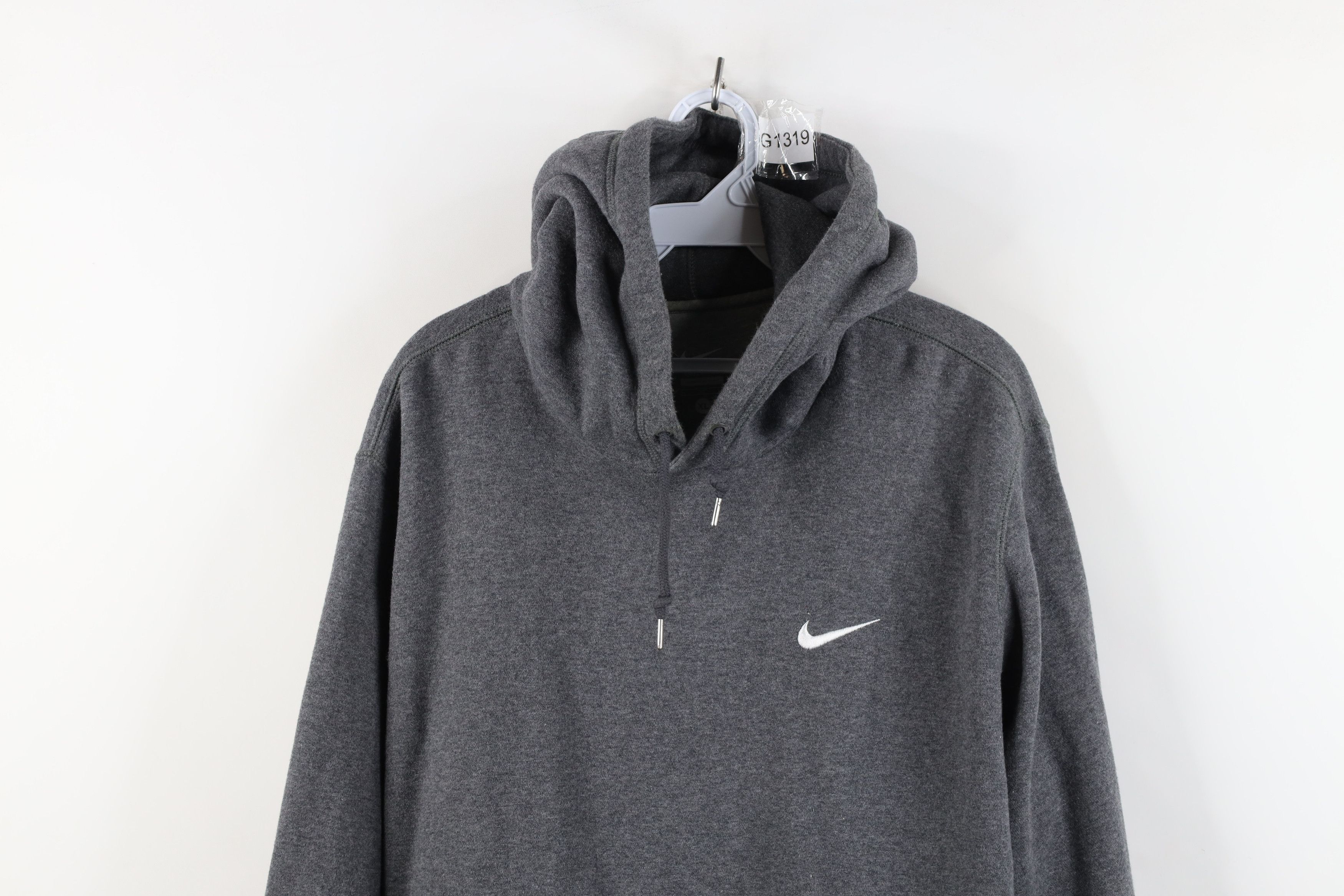 Nike Vintage Y2K Nike Scott Mini Swoosh Heavyweight Hoodie Gray Size US XL / EU 56 / 4 - 2 Thumbnail
