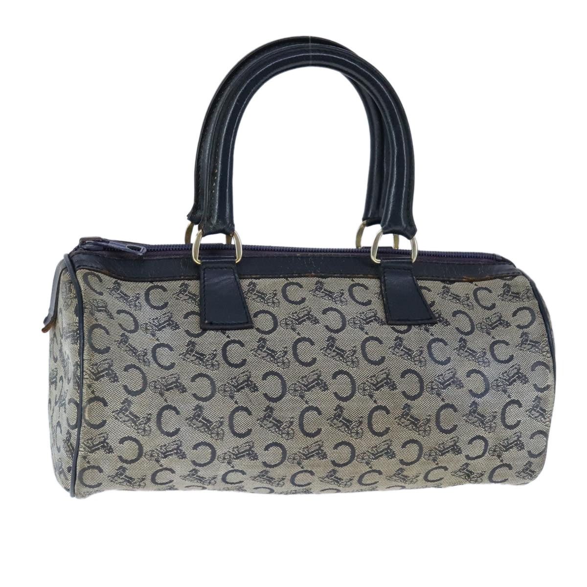 Celine CELINE C Macadam Canvas Hand Bag Navy Size ONE SIZE - 1 Thumbnail