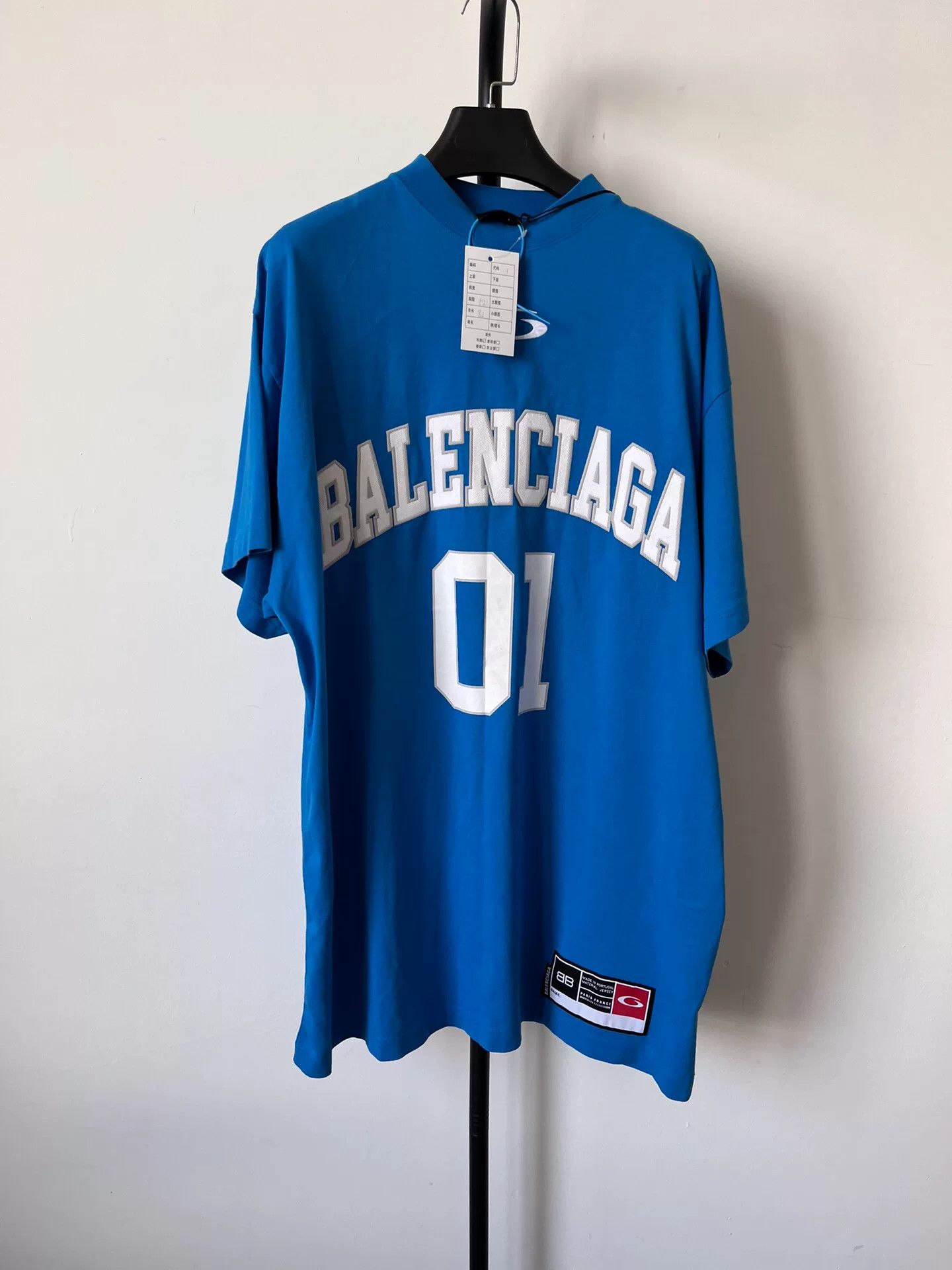 Balenciaga Balenciaga Basketball Series Letter Print T-Shirt Size US S / EU 44-46 / 1 - 1 Thumbnail