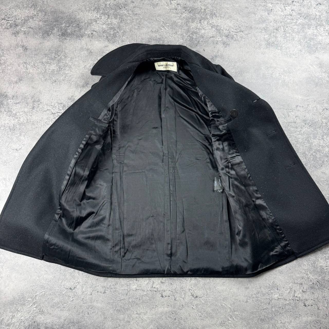 Saint Laurent Paris Saint laurent peacoat archive vintage wool trench rare Size US XXS / EU 40 - 2 Thumbnail