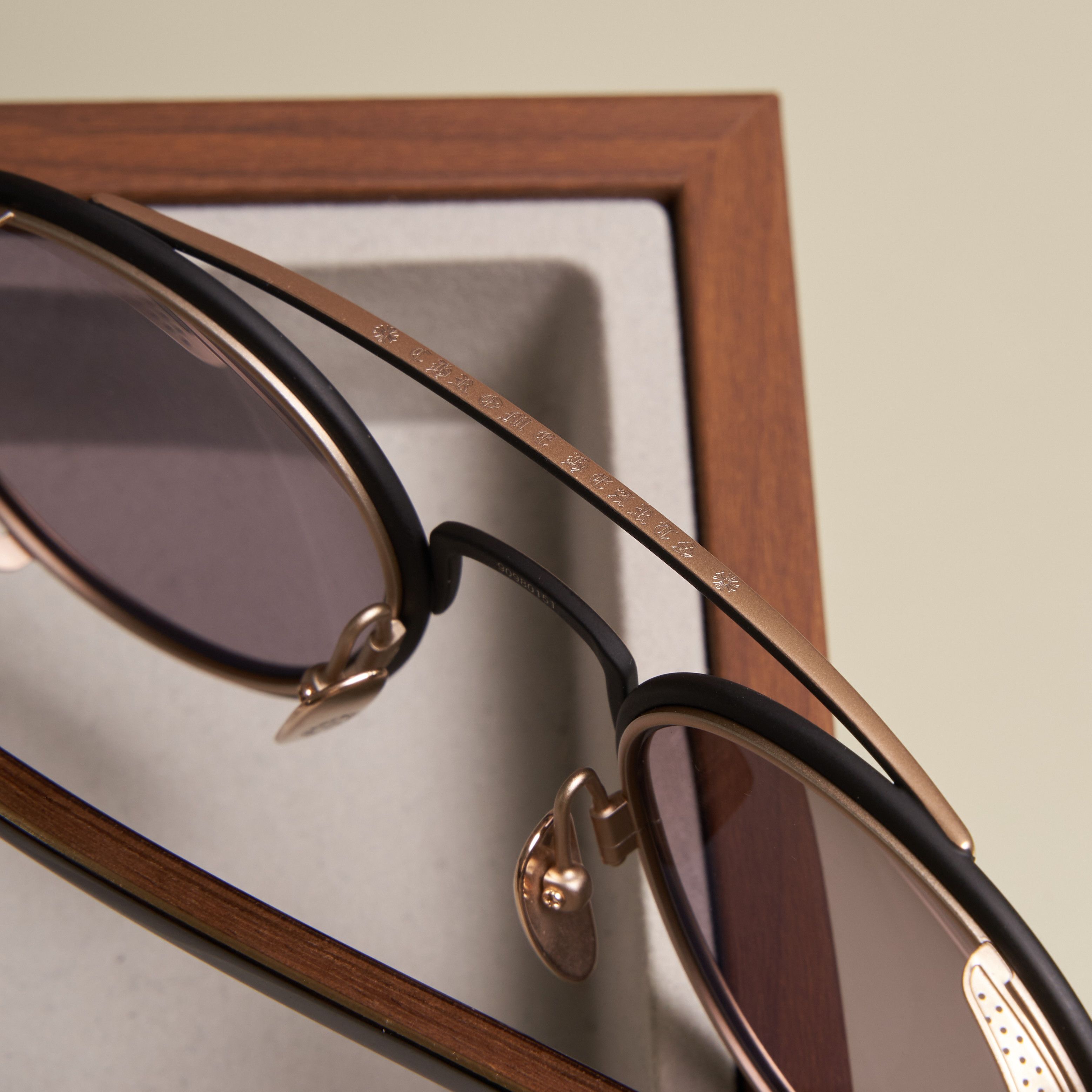 Chrome Hearts CHROME HEARTS PREYANK II Matte Black / Matte Gold Plated Size ONE SIZE - 9 Thumbnail