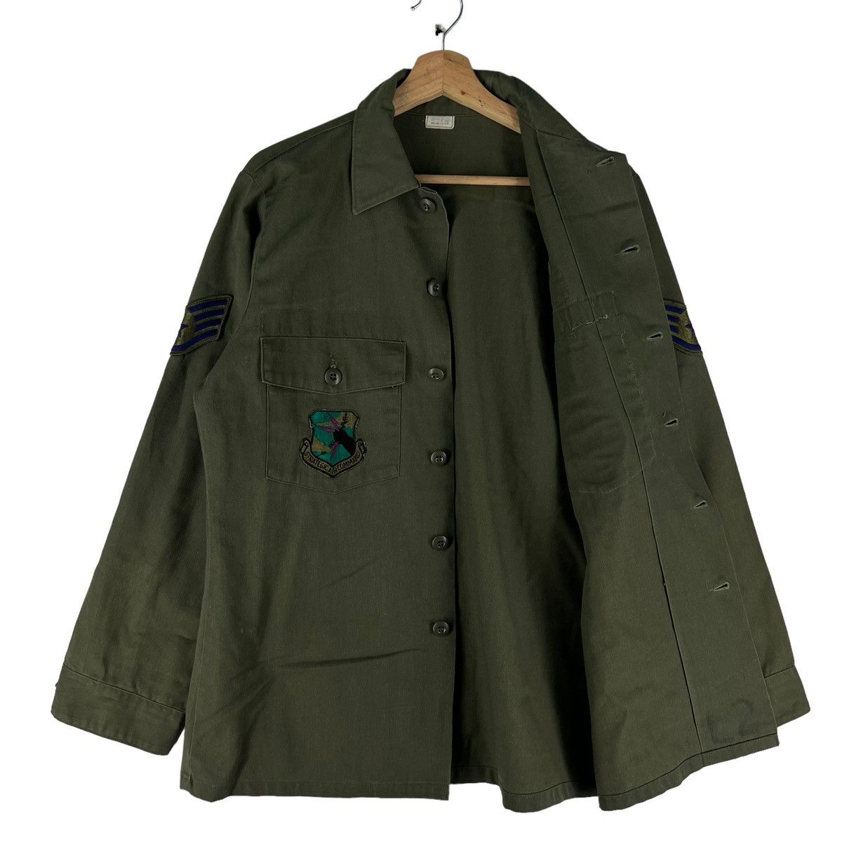 Buzz Rickson's 🔥VINTAGE 40’s U.S. AIR FORCE OG-07 SHIRT JACKET MILITARY Size US M / EU 48-50 / 2 - 8 Thumbnail