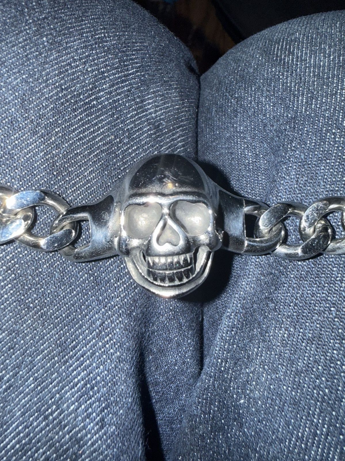 Other Skull silver chain bracelet Size ONE SIZE - 5 Thumbnail