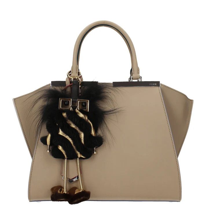 Fendi ob1o1e1124 Size: OS / Fur Keychain in Black Size ONE SIZE - 2 Thumbnail