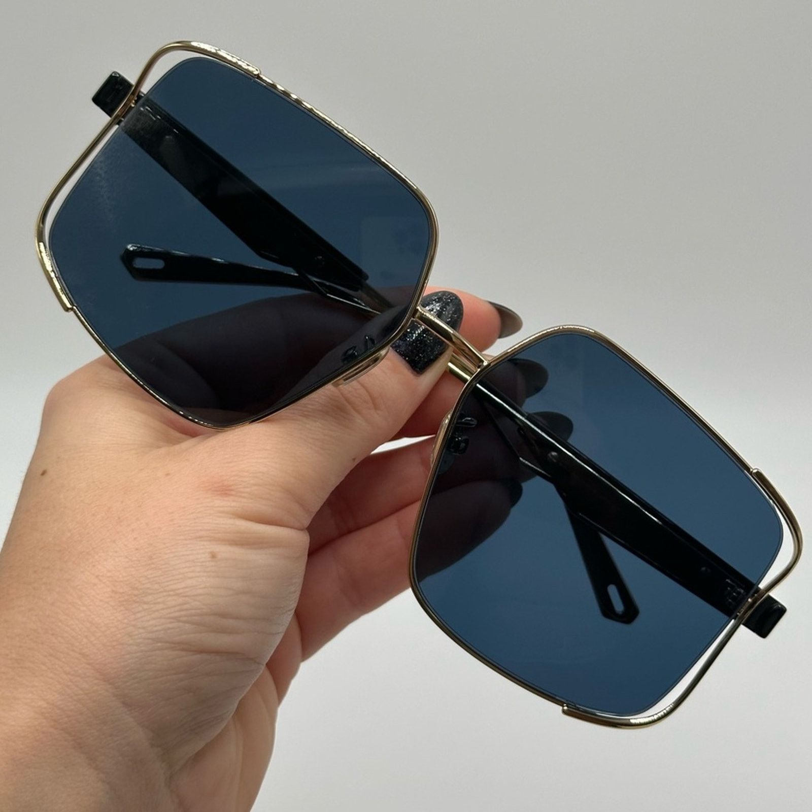 Dior NEW Dior Sunglasses Archidior S1U Shiny Gold Blue Women Size ONE SIZE - 10 Thumbnail