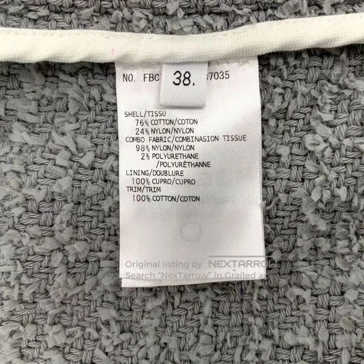 Thom Browne Thom Browne Gray Stripe Cotton Double. Size US S / EU 44-46 / 1 - 6 Thumbnail