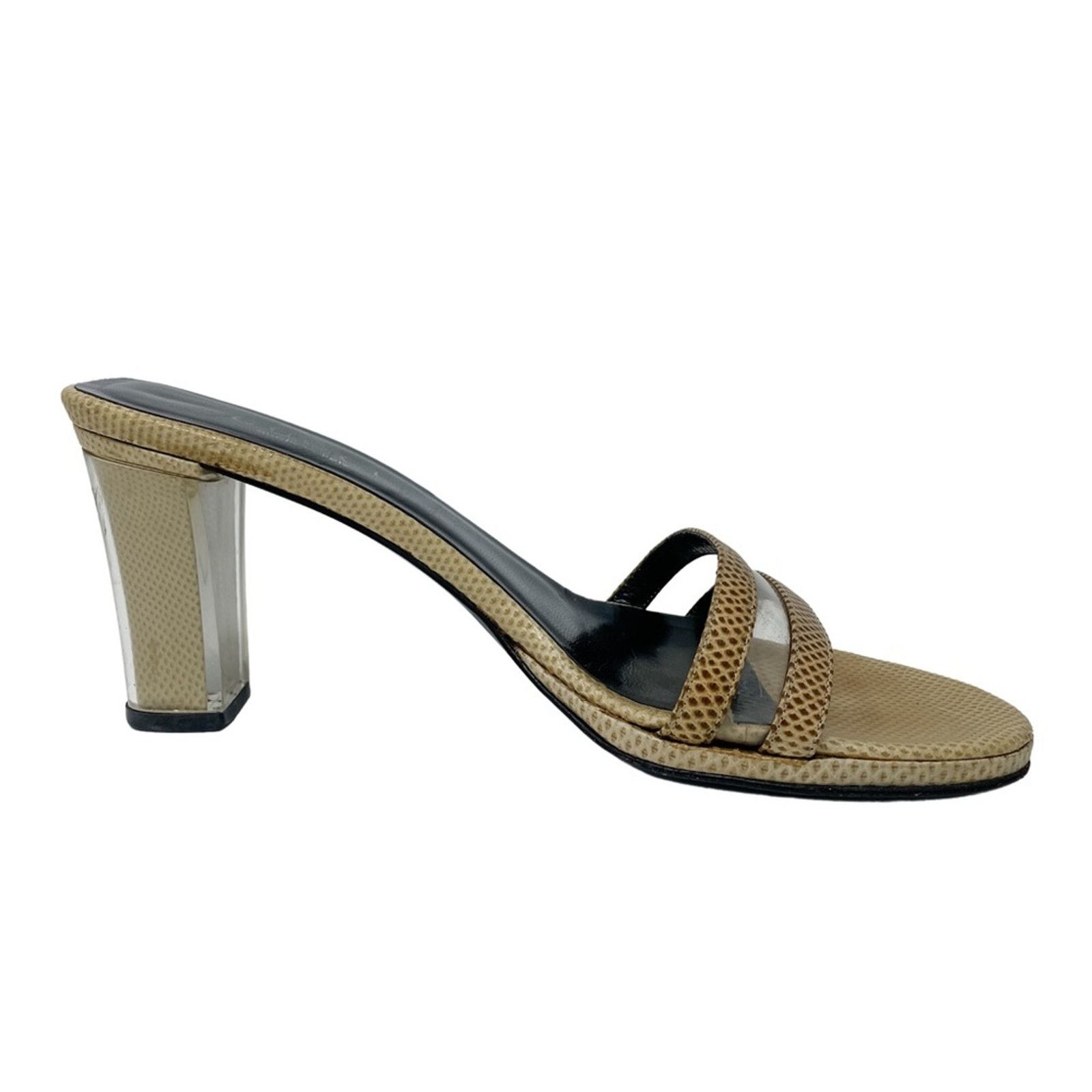 Gucci Gucci Vintage PVC Block Heel 90s/Y2K Slide Sandals size 7.5 Size US 7.5 / IT 37.5 - 8 Thumbnail